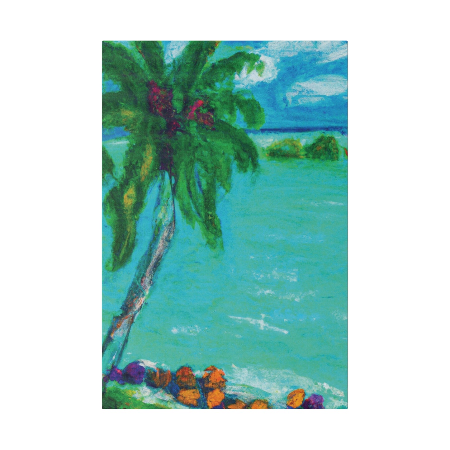 8864T - Bahamas Ocean Painting Print | Bahamas | Ocean | Beach | Poster | Home Decor | Wall Art | Canvas