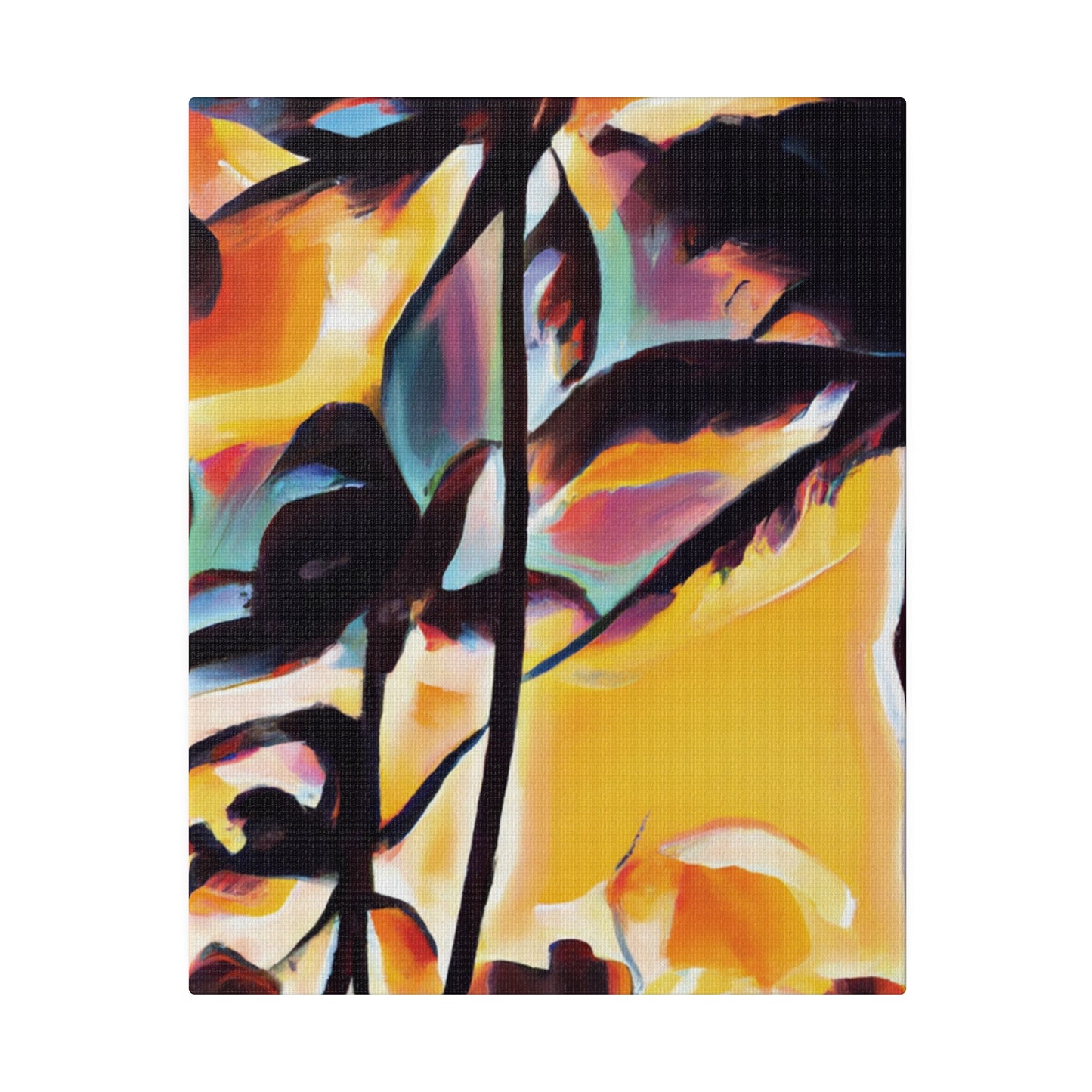 7343H - Miami Beach Sunset Painting Print | Miami | Beach | Sunset | Poster | Home Decor | Wall Art | Canvas