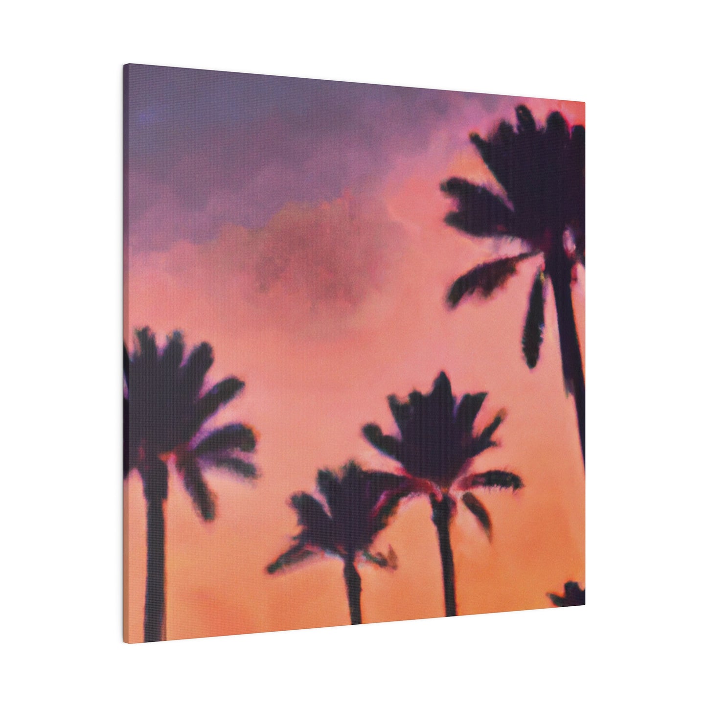 9389U - Miami Beach Sunset Painting Print | Miami | Beach | Sunset | Poster | Home Decor | Wall Art | Canvas