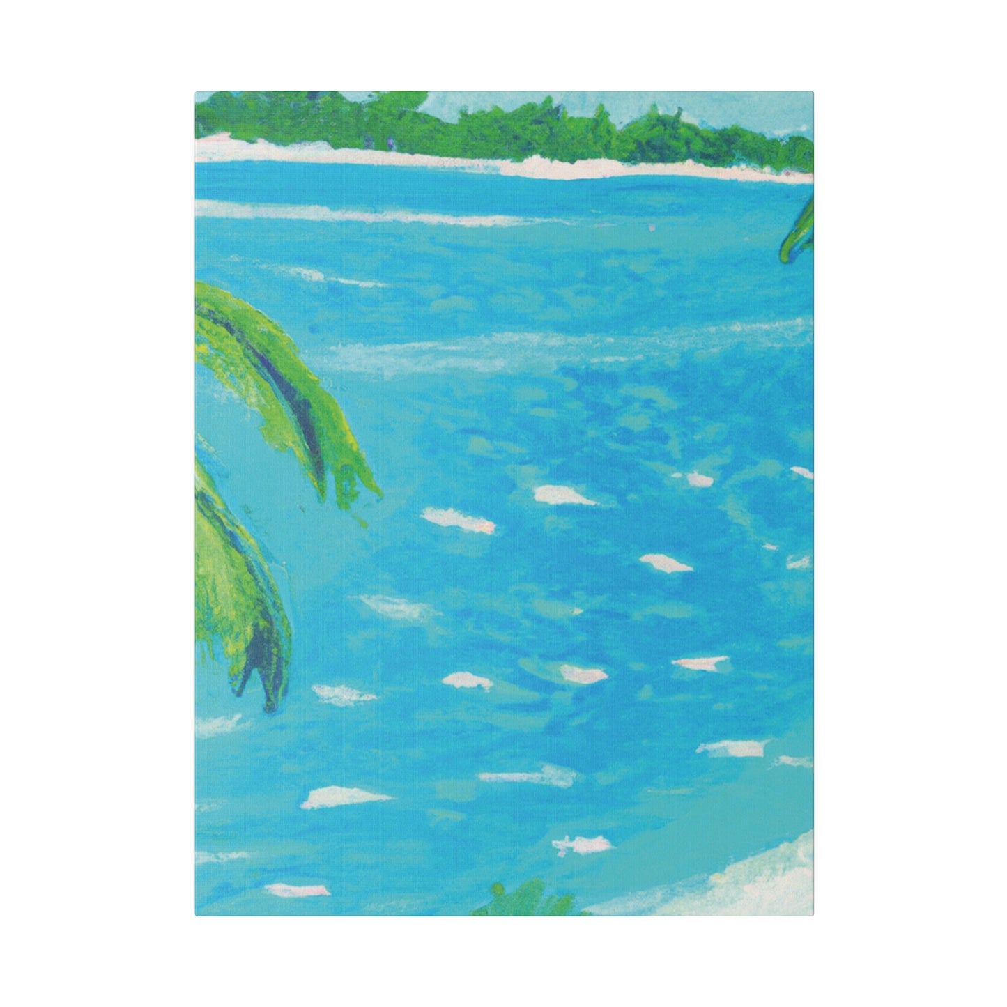 5684E - Bahamas Ocean Painting Print | Bahamas | Ocean | Beach | Poster | Home Decor | Wall Art | Canvas