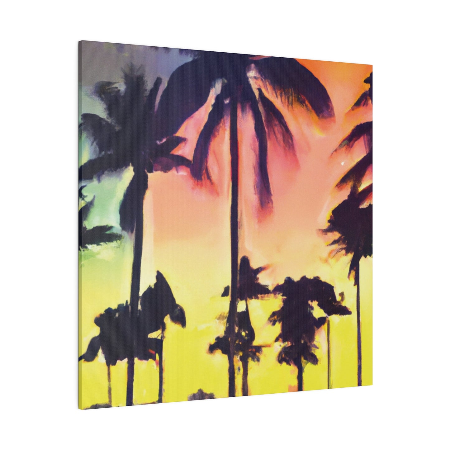 5608P - Miami Beach Sunset Painting Print | Miami | Beach | Sunset | Poster | Home Decor | Wall Art | Canvas