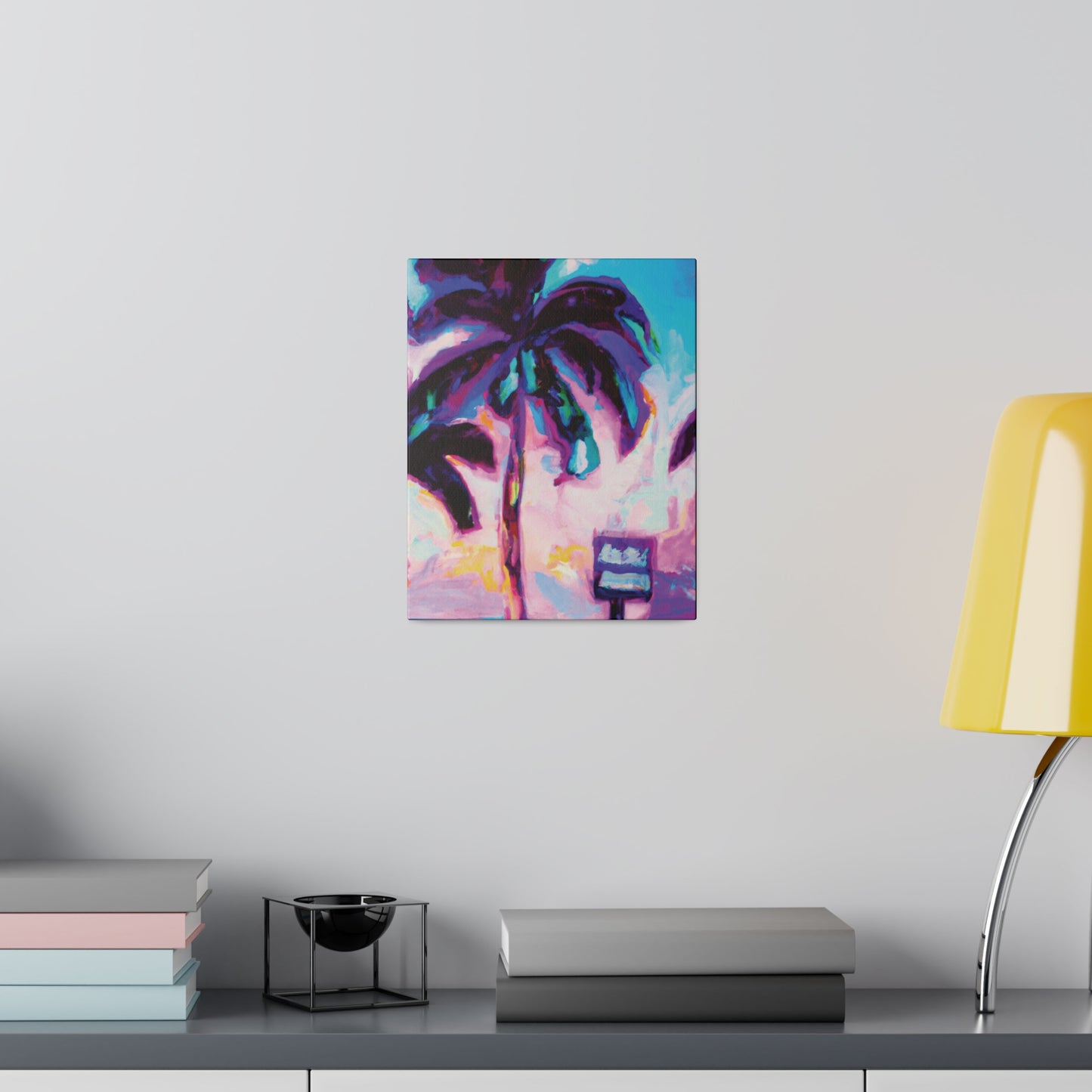 5753H - Miami Beach Sunset Painting Print | Miami | Beach | Sunset | Poster | Home Decor | Wall Art | Canvas