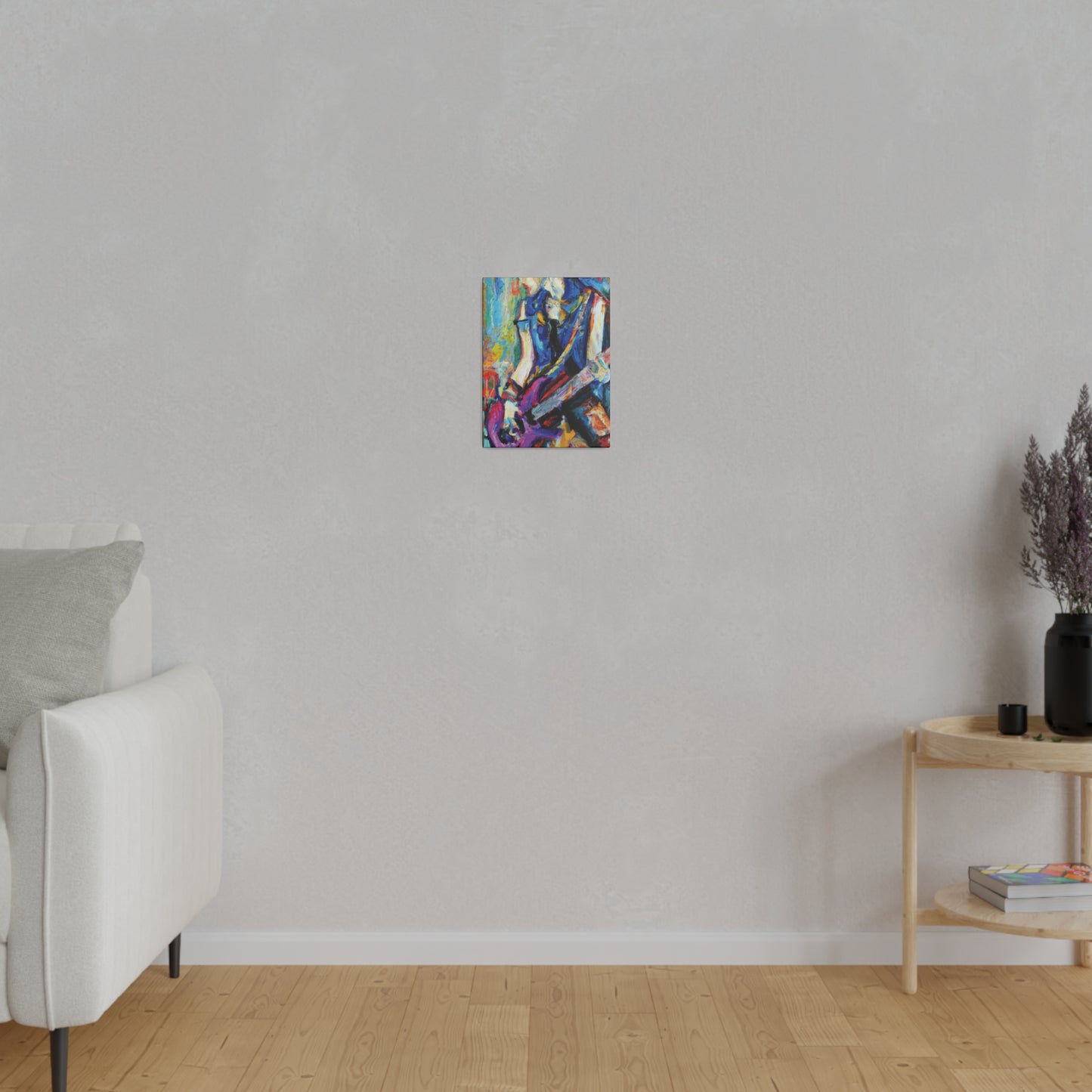 3886Z - Rockstar Oil Painting Style Print | Poster | Home Decor | Wall Art | Music Art | Canvas