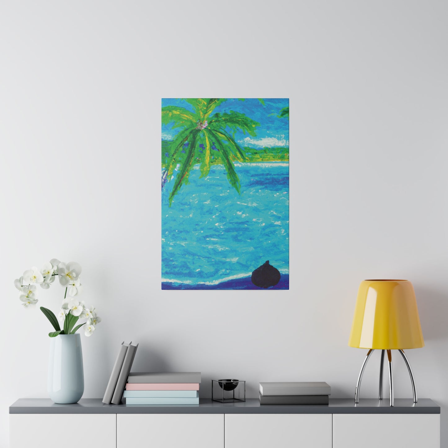 7355H - Bahamas Ocean Painting Print | Bahamas | Ocean | Beach | Poster | Home Decor | Wall Art | Canvas