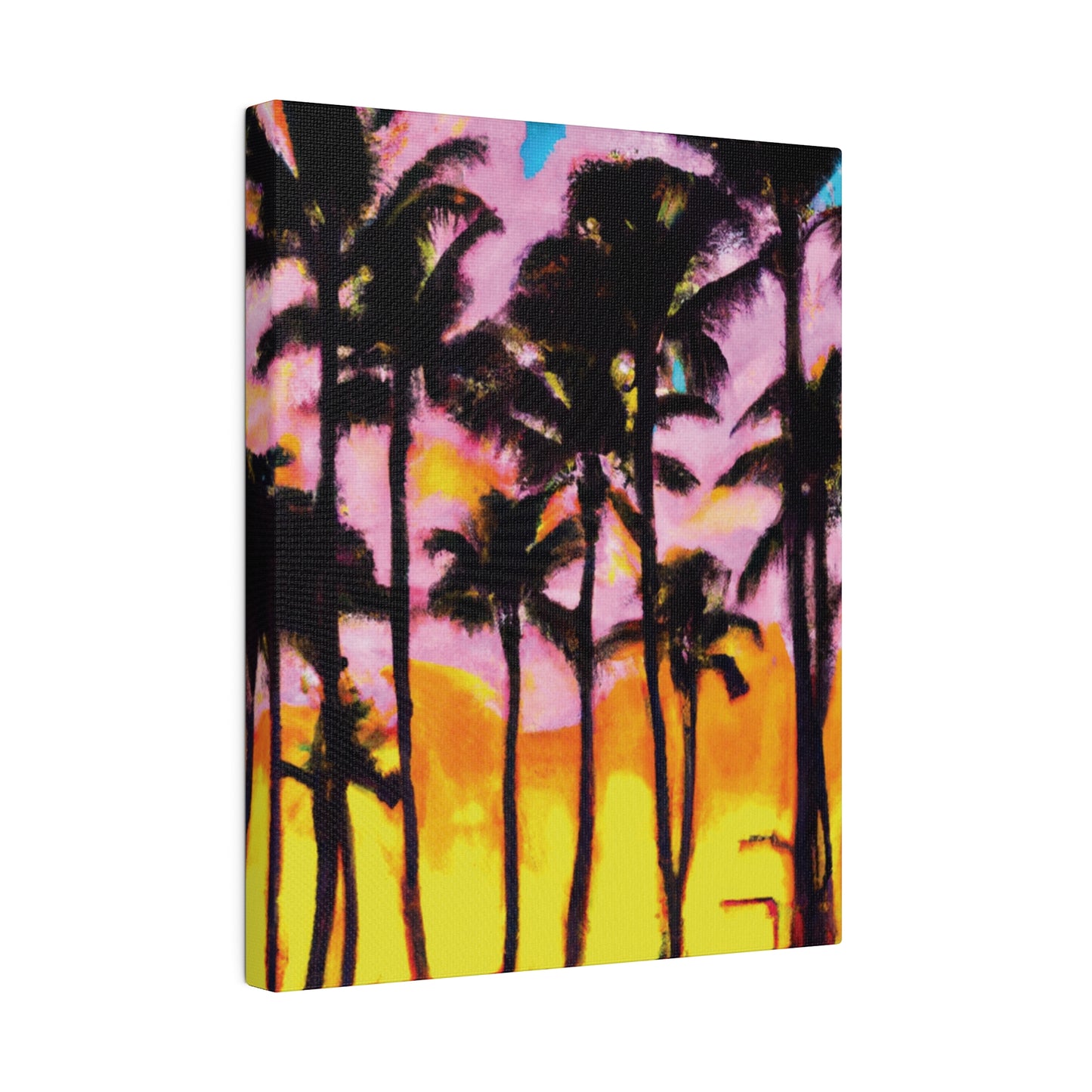 6202Q - Miami Beach Sunset Painting Print | Miami | Beach | Sunset | Poster | Home Decor | Wall Art | Canvas