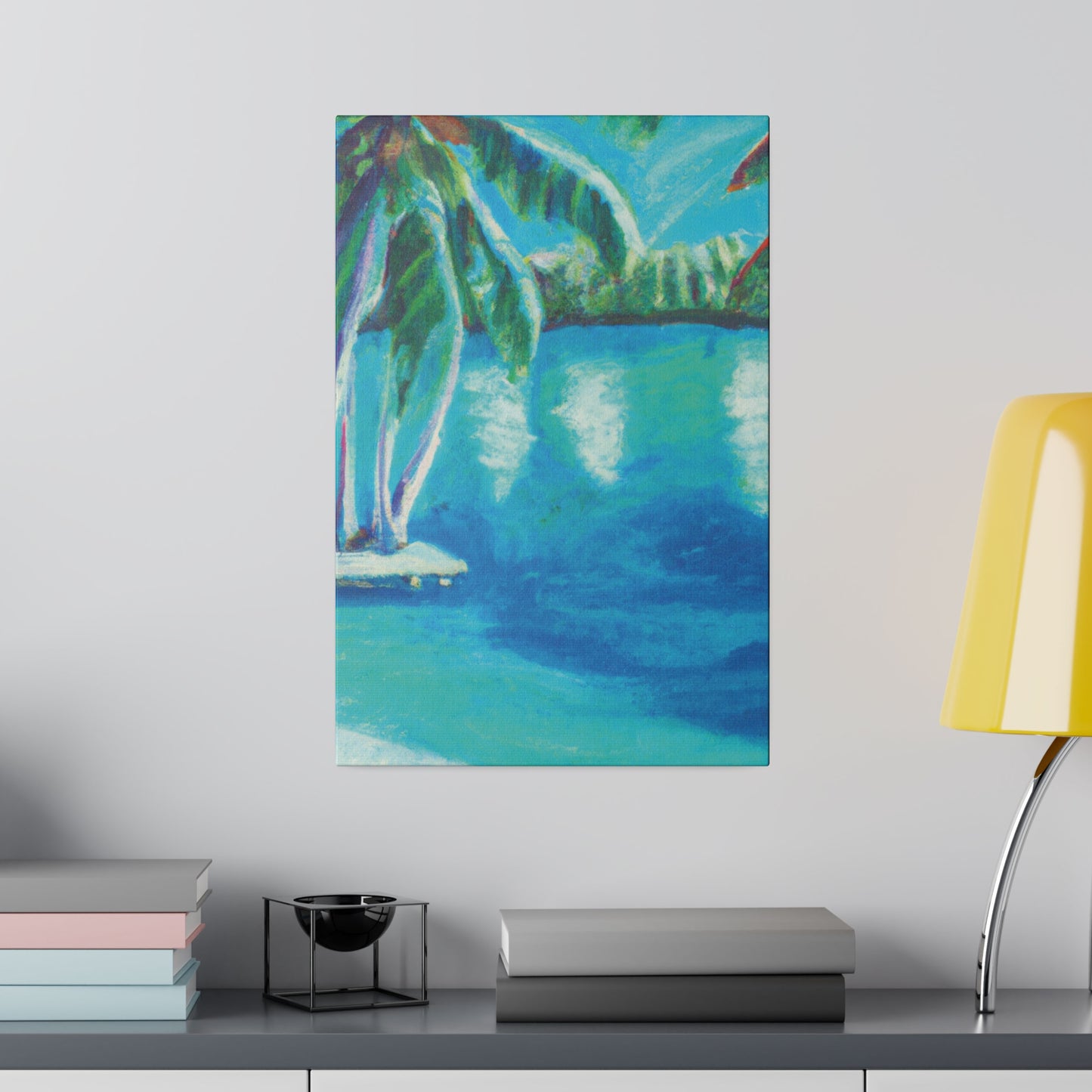 3187V - Bahamas Ocean Painting Print | Bahamas | Ocean | Beach | Poster | Home Decor | Wall Art | Canvas