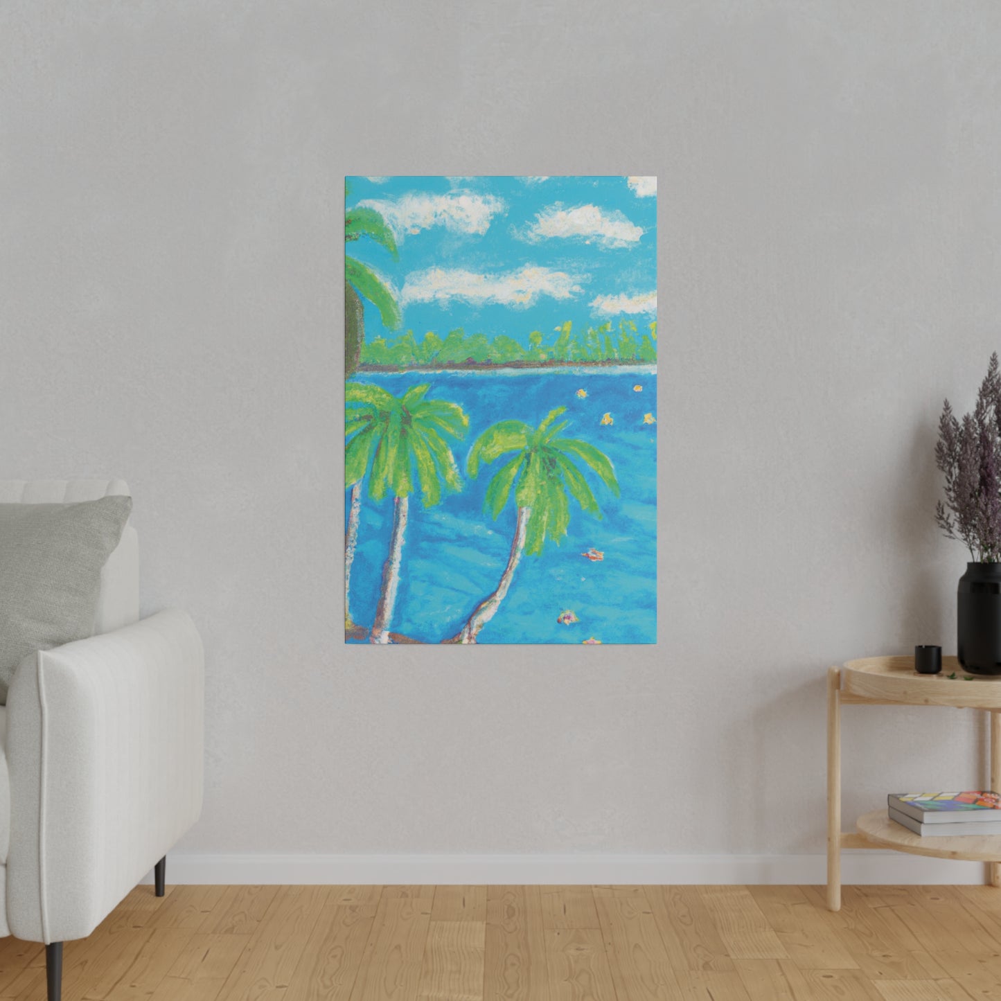 5753V - Bahamas Ocean Painting Print | Bahamas | Ocean | Beach | Poster | Home Decor | Wall Art | Canvas