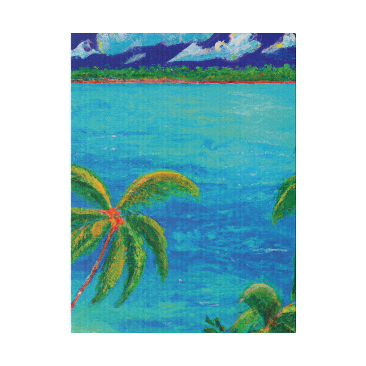 5654U - Bahamas Ocean Painting Print | Bahamas | Ocean | Beach | Poster | Home Decor | Wall Art | Canvas