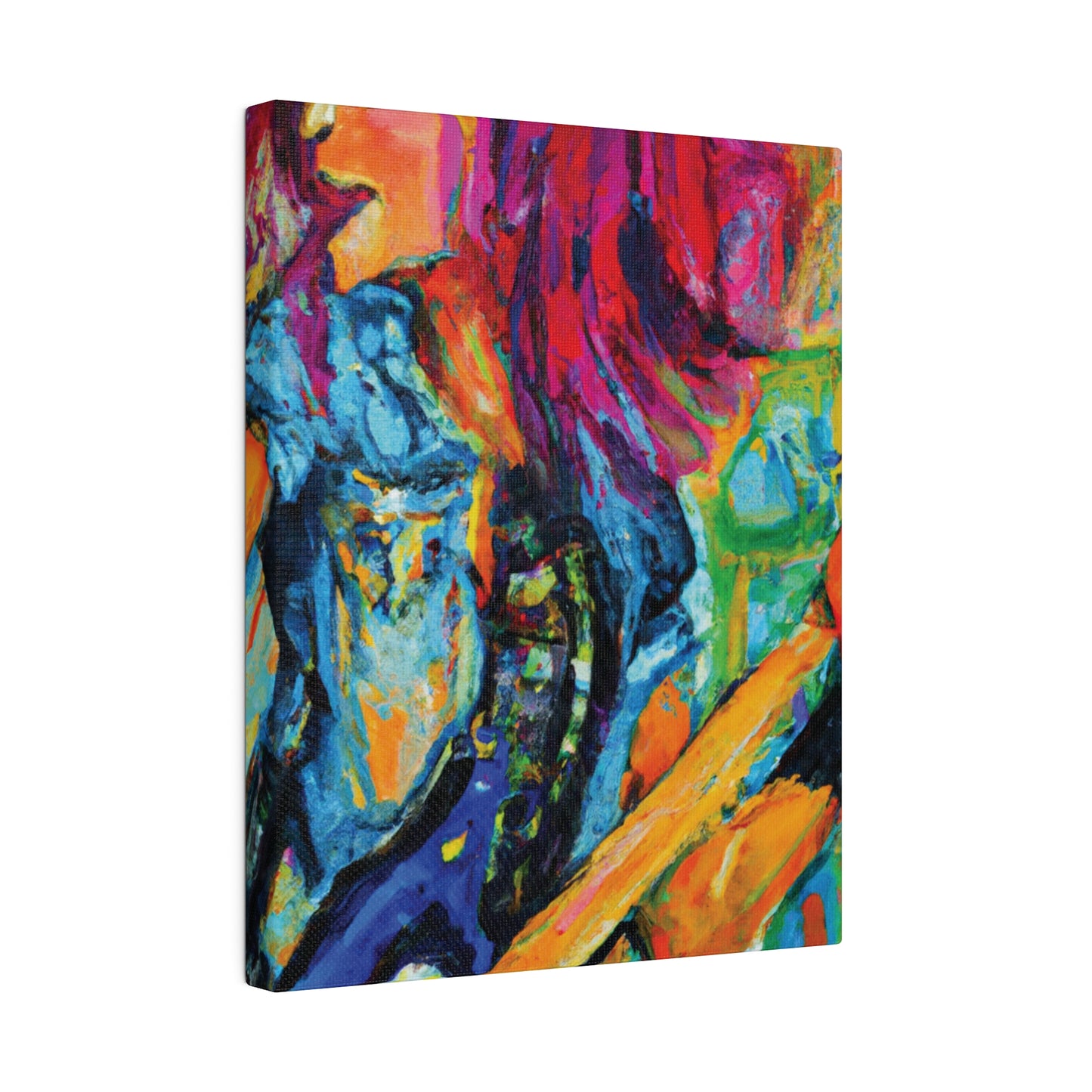 9483V - Rockstar Oil Painting Style Print | Poster | Home Decor | Wall Art | Music Art | Canvas