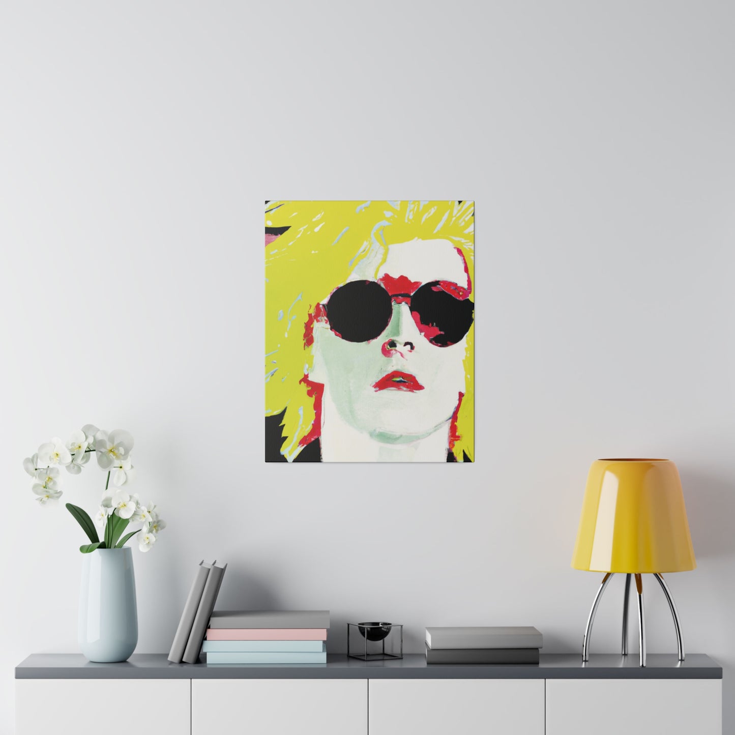 6289X - Rockstar Painting Print | Face | Abstract | Poster | Home Decor | Wall Art | Music Art | Canvas