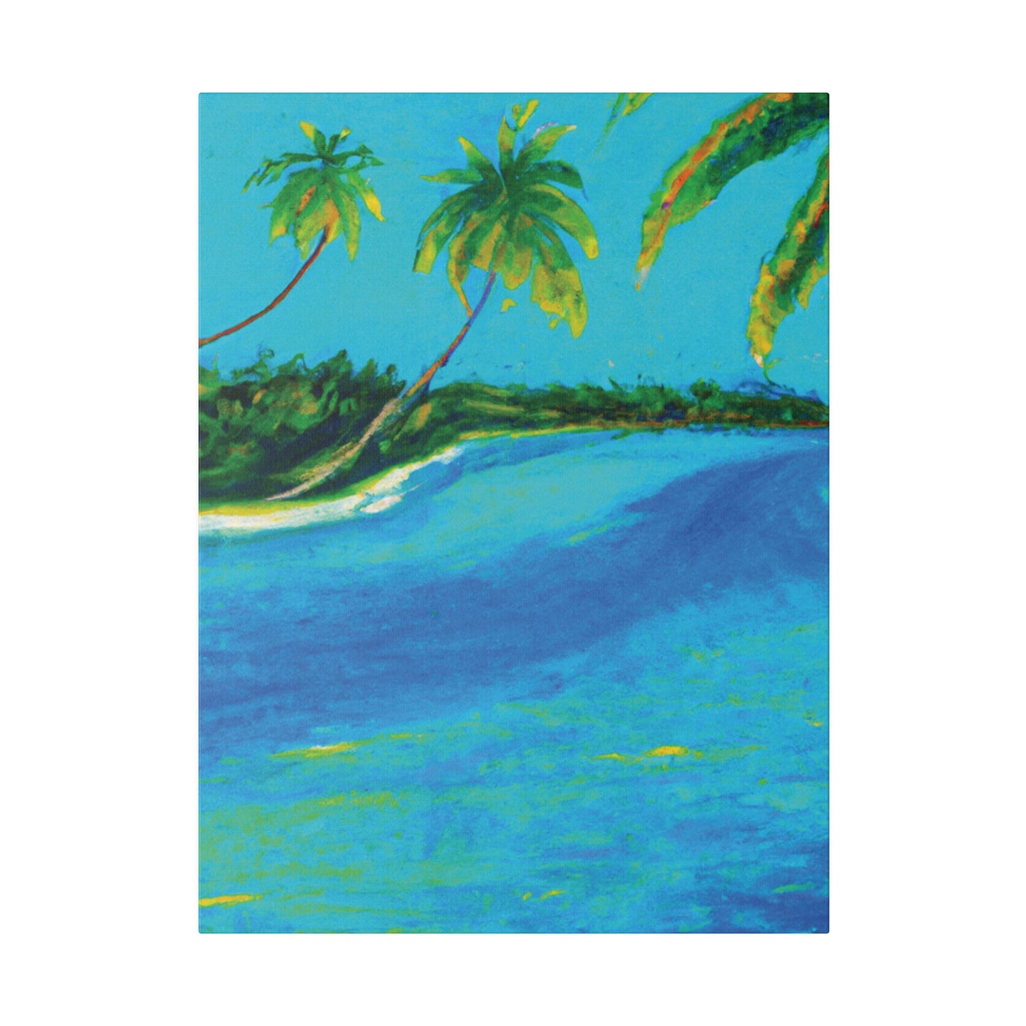 5491K - Bahamas Ocean Painting Print | Bahamas | Ocean | Beach | Poster | Home Decor | Wall Art | Canvas