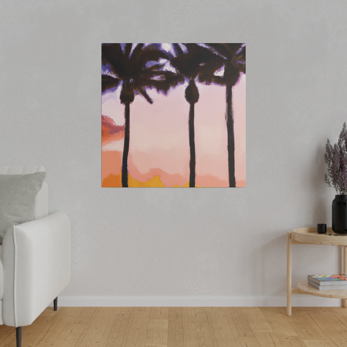 9366G - Miami Beach Sunset Painting Print | Miami | Beach | Sunset | Poster | Home Decor | Wall Art | Canvas