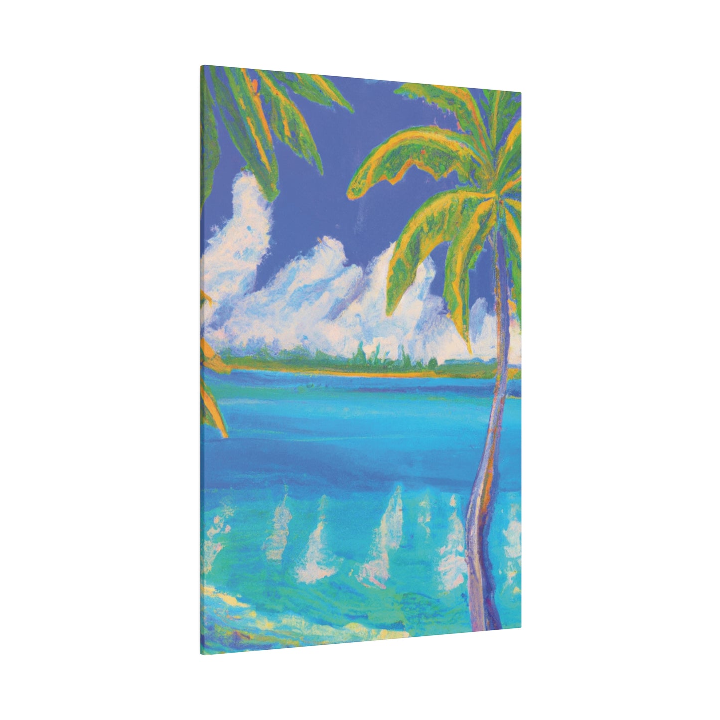 3054I - Bahamas Ocean Painting Print | Bahamas | Ocean | Beach | Poster | Home Decor | Wall Art | Canvas