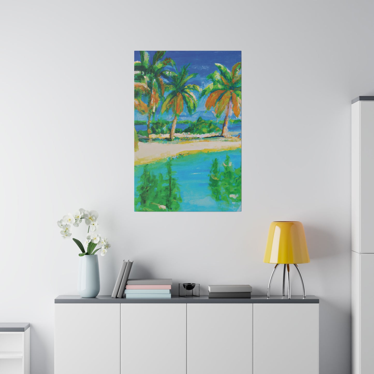 8576A - Bahamas Ocean Painting Print | Bahamas | Ocean | Beach | Poster | Home Decor | Wall Art | Canvas