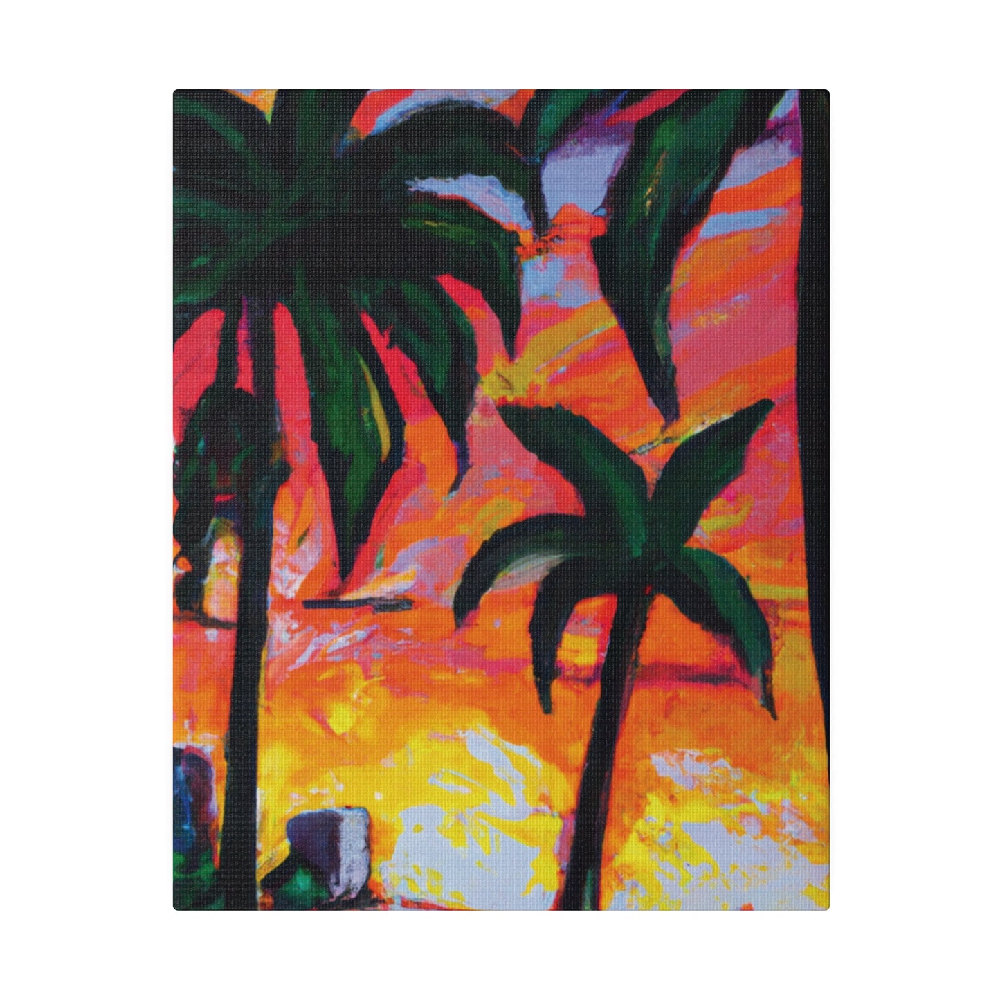 5471R - Miami Beach Sunset Painting Print | Miami | Beach | Sunset | Poster | Home Decor | Wall Art | Canvas