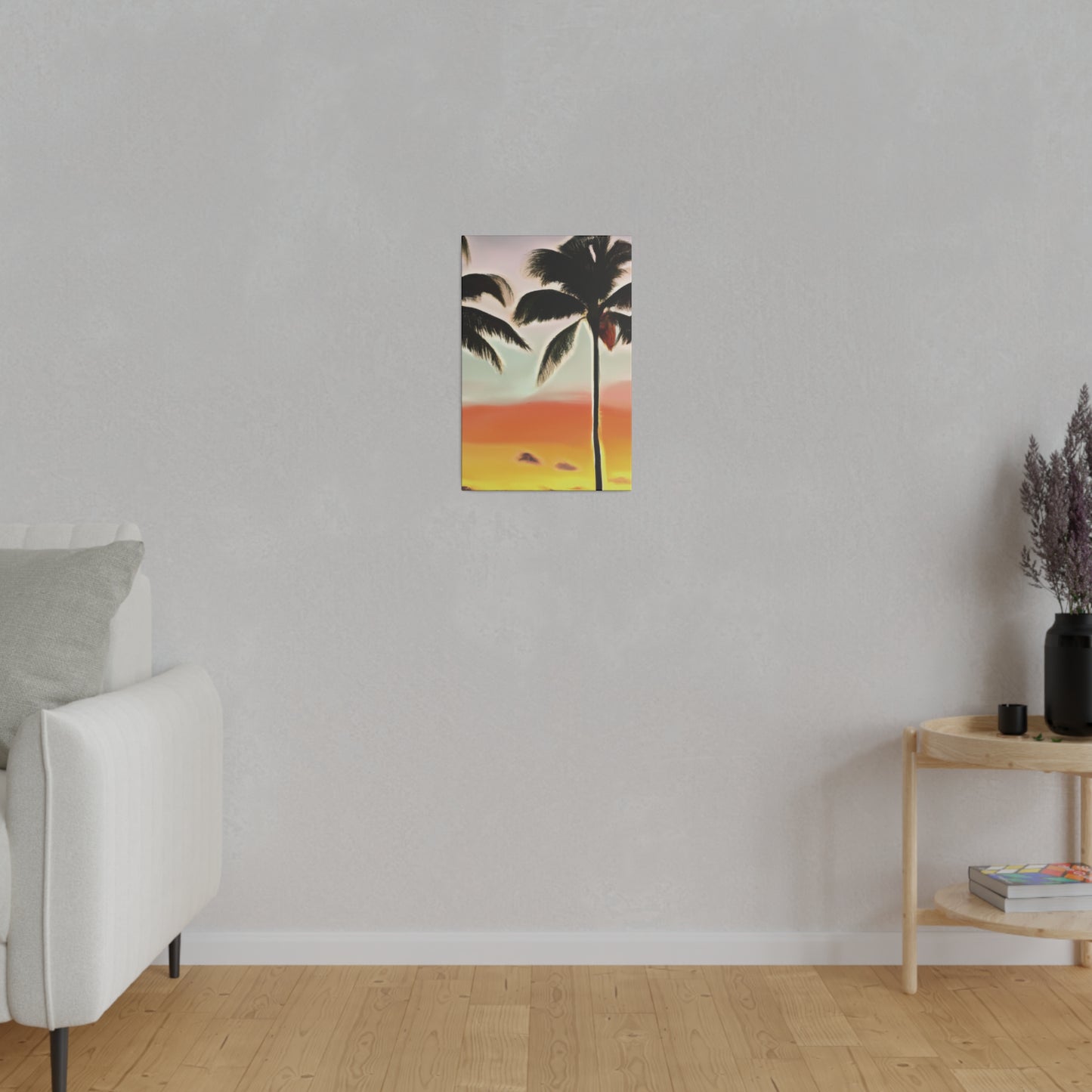 8646K - Miami Beach Sunset Painting Print | Miami | Beach | Sunset | Poster | Home Decor | Wall Art | Canvas