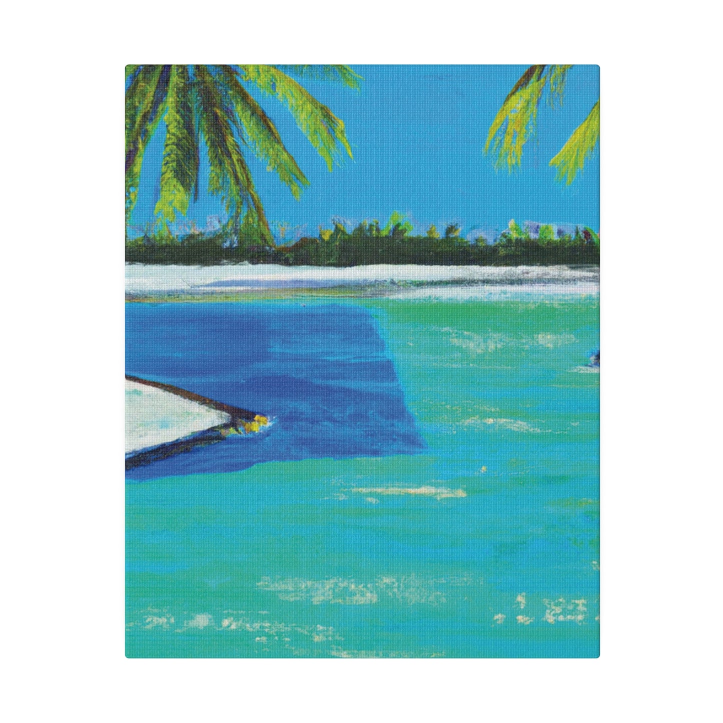 9761V - Bahamas Ocean Painting Print | Bahamas | Ocean | Beach | Poster | Home Decor | Wall Art | Canvas