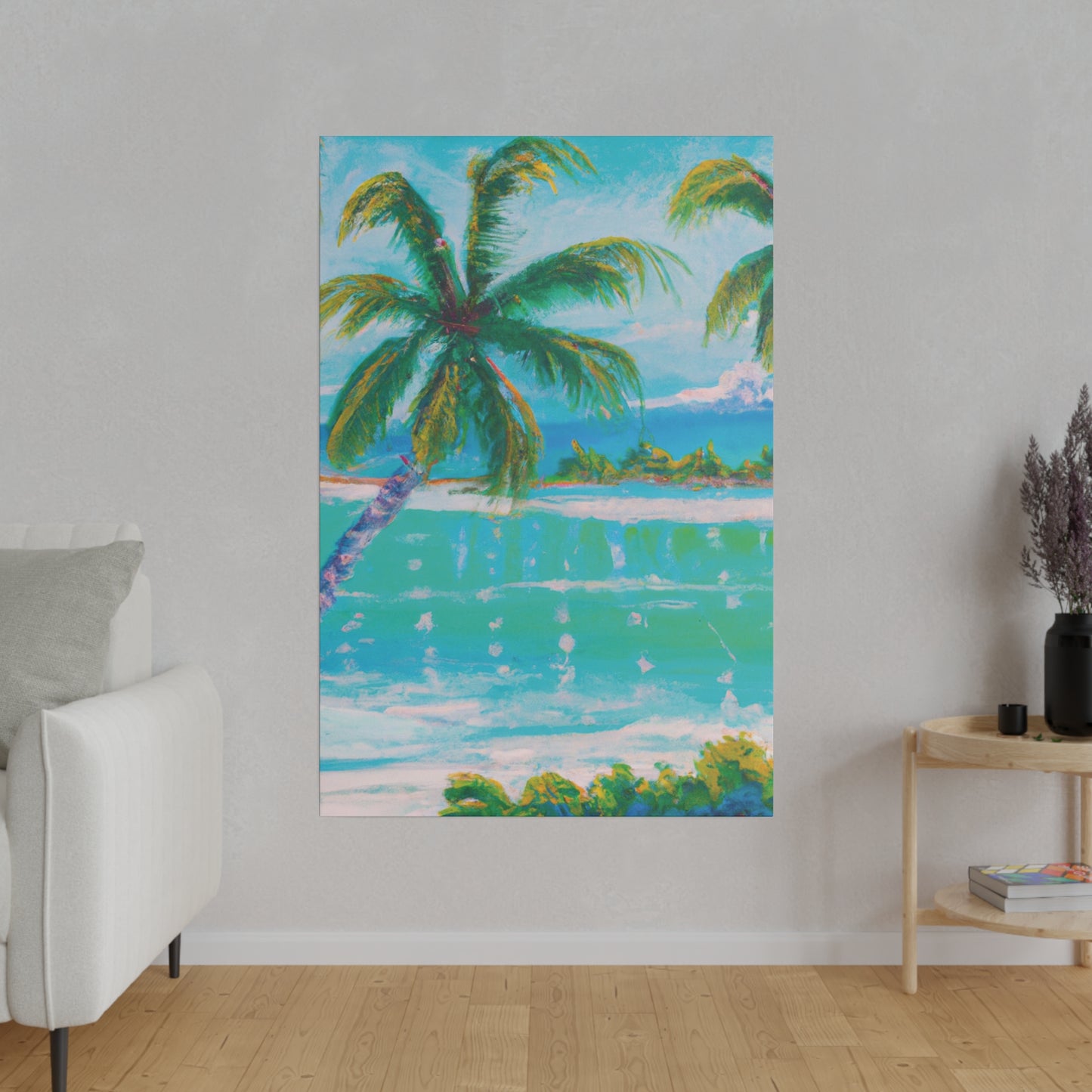 9452K - Bahamas Ocean Painting Print | Bahamas | Ocean | Beach | Poster | Home Decor | Wall Art | Canvas