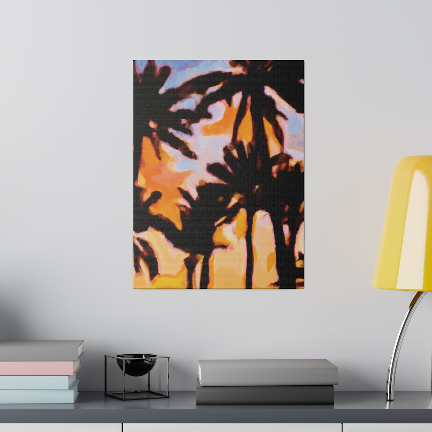 6159K - Miami Beach Sunset Painting Print | Miami | Beach | Sunset | Poster | Home Decor | Wall Art | Canvas