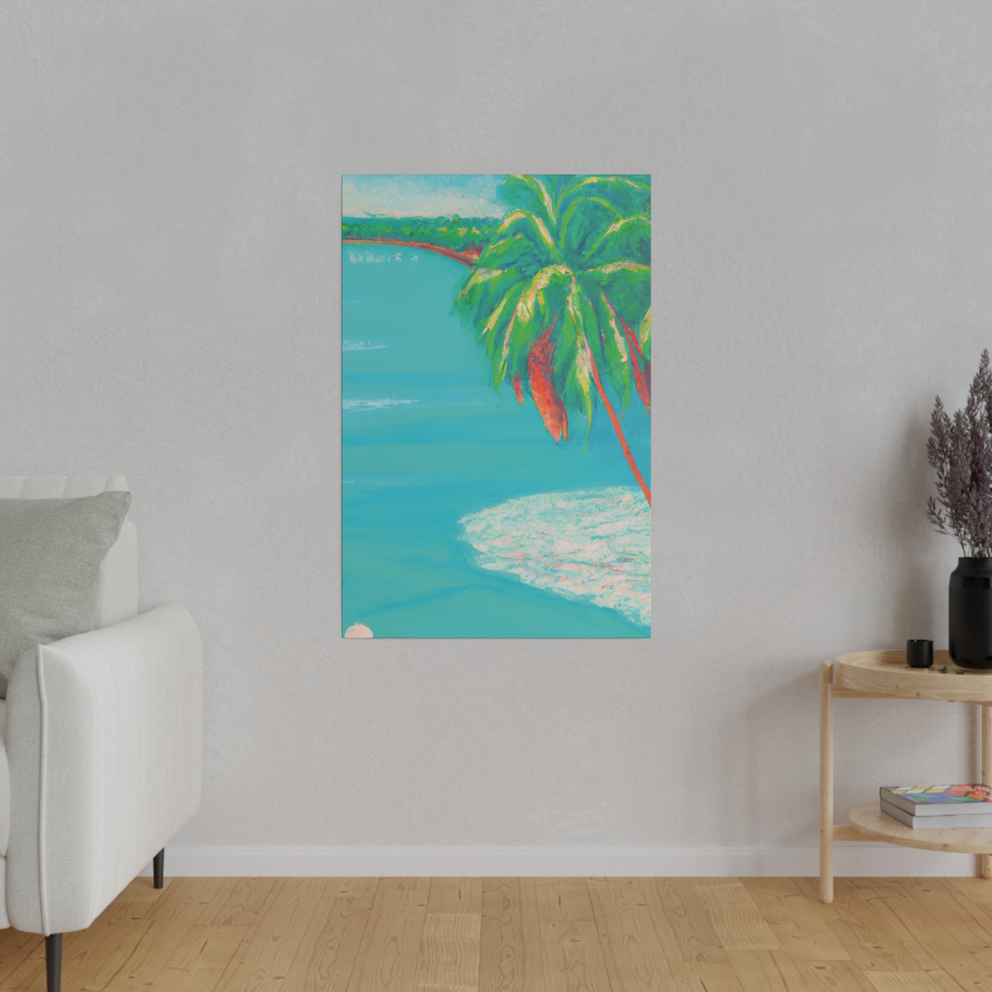 6263D - Bahamas Ocean Painting Print | Bahamas | Ocean | Beach | Poster | Home Decor | Wall Art | Canvas