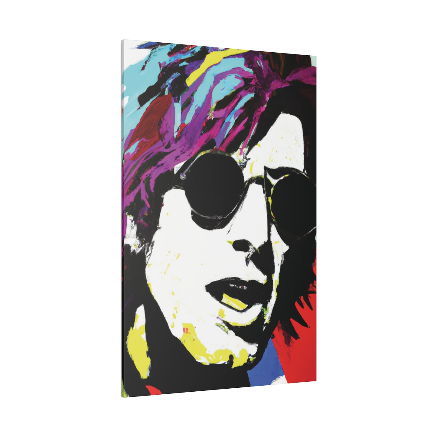 9436F - Rockstar Painting Print | Face | Abstract | Poster | Home Decor | Wall Art | Music Art | Canvas