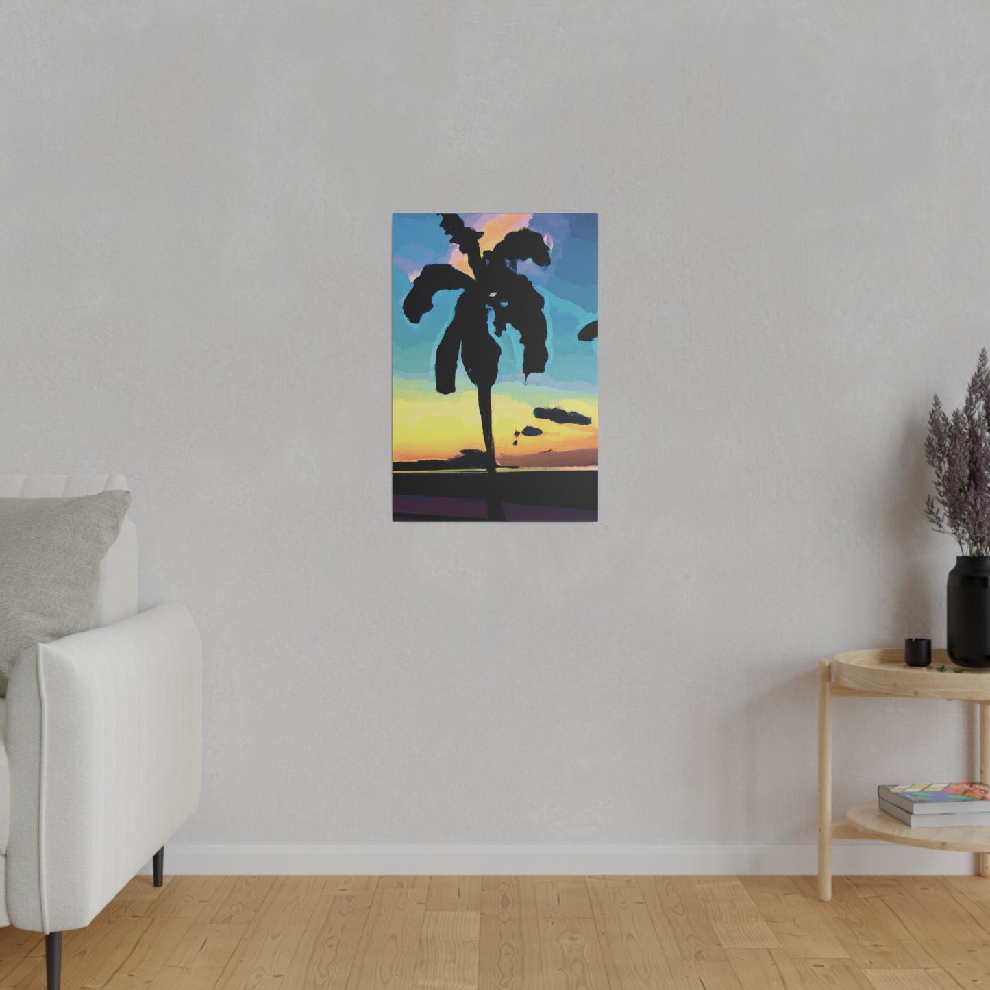 3232A - Miami Beach Sunset Painting Print | Miami | Beach | Sunset | Poster | Home Decor | Wall Art | Canvas