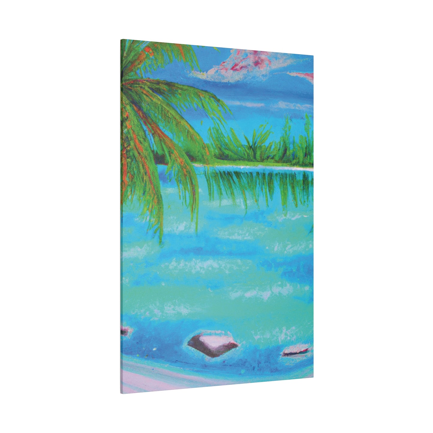 5279Q - Bahamas Ocean Painting Print | Bahamas | Ocean | Beach | Poster | Home Decor | Wall Art | Canvas