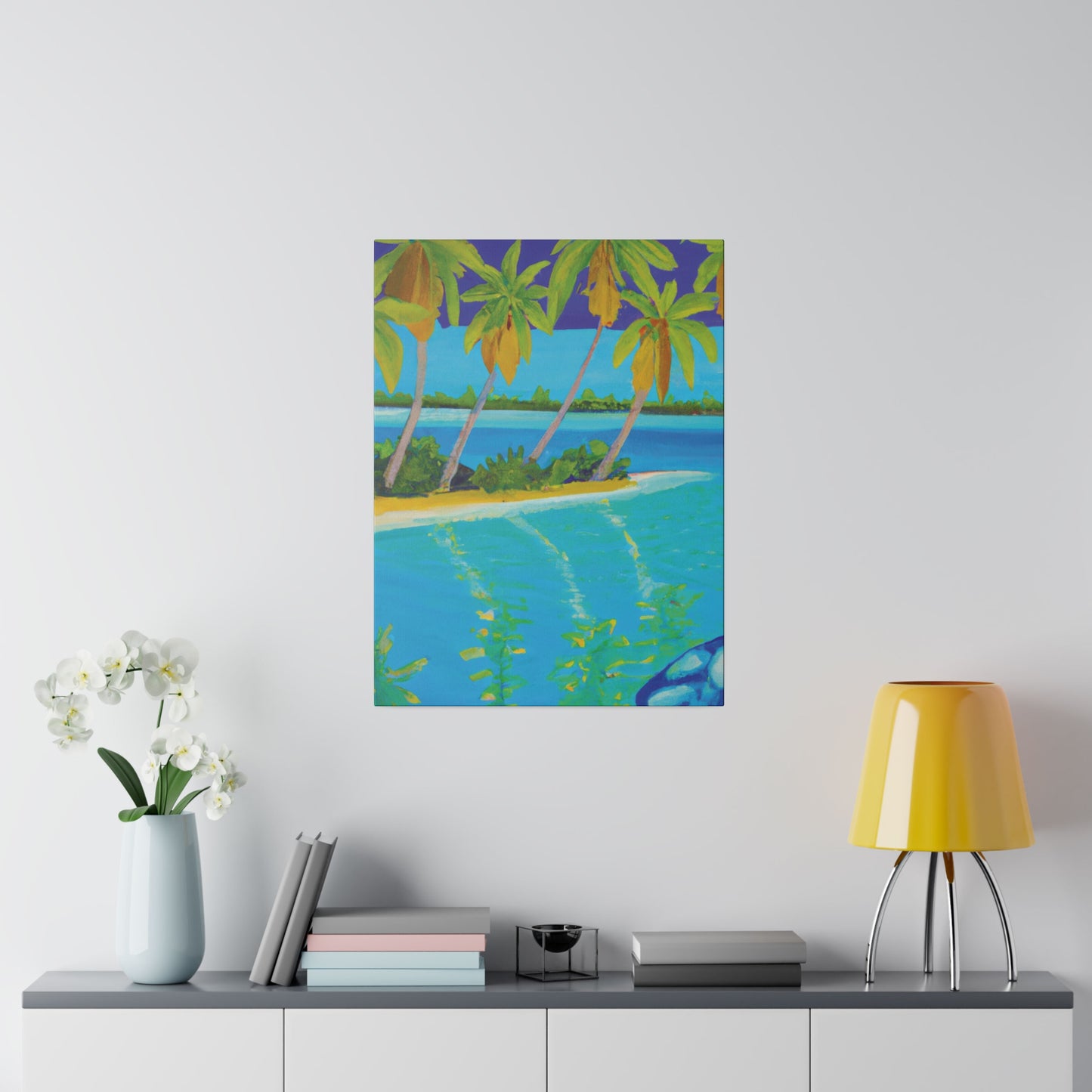 8347B - Bahamas Ocean Painting Print | Bahamas | Ocean | Beach | Poster | Home Decor | Wall Art | Canvas