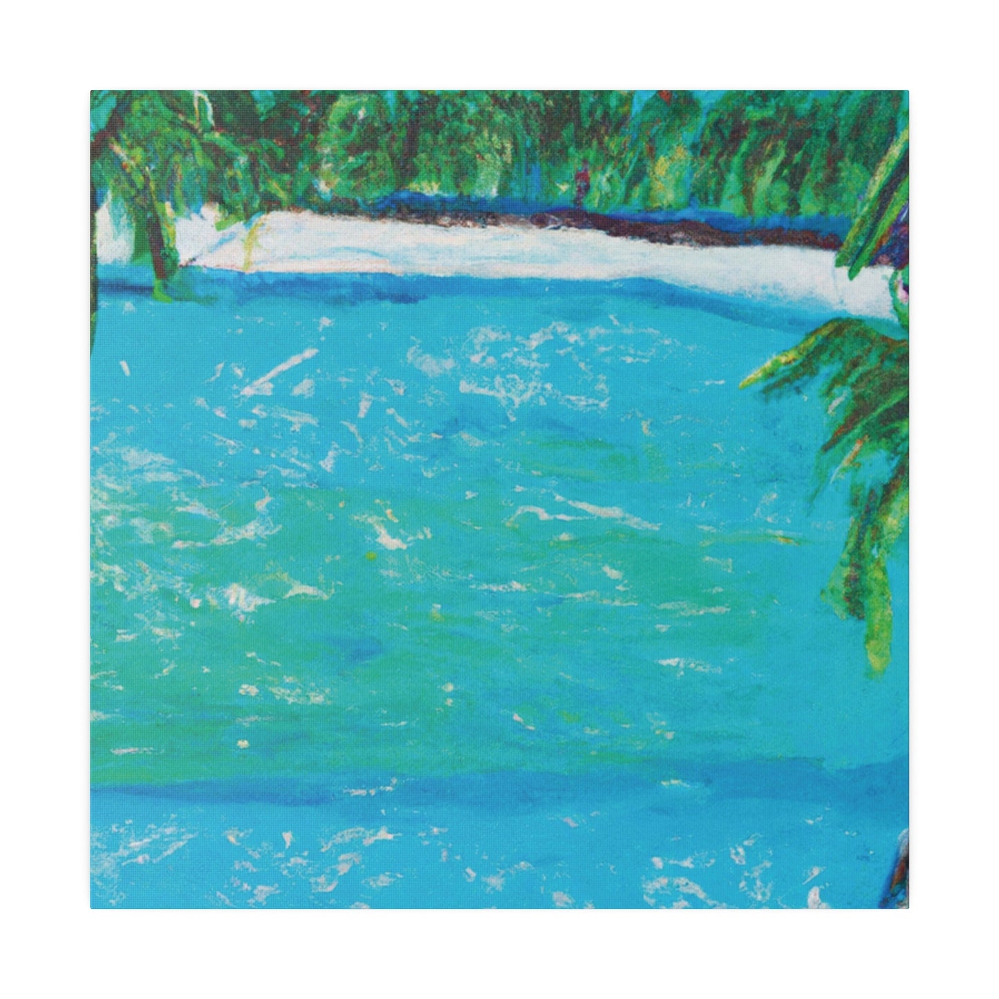 3234T - Bahamas Ocean Painting Print | Bahamas | Ocean | Beach | Poster | Home Decor | Wall Art | Canvas