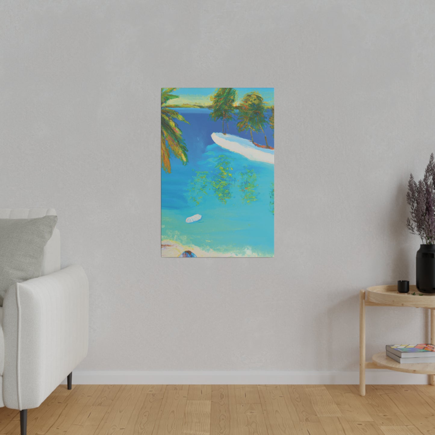 5382V - Bahamas Ocean Painting Print | Bahamas | Ocean | Beach | Poster | Home Decor | Wall Art | Canvas