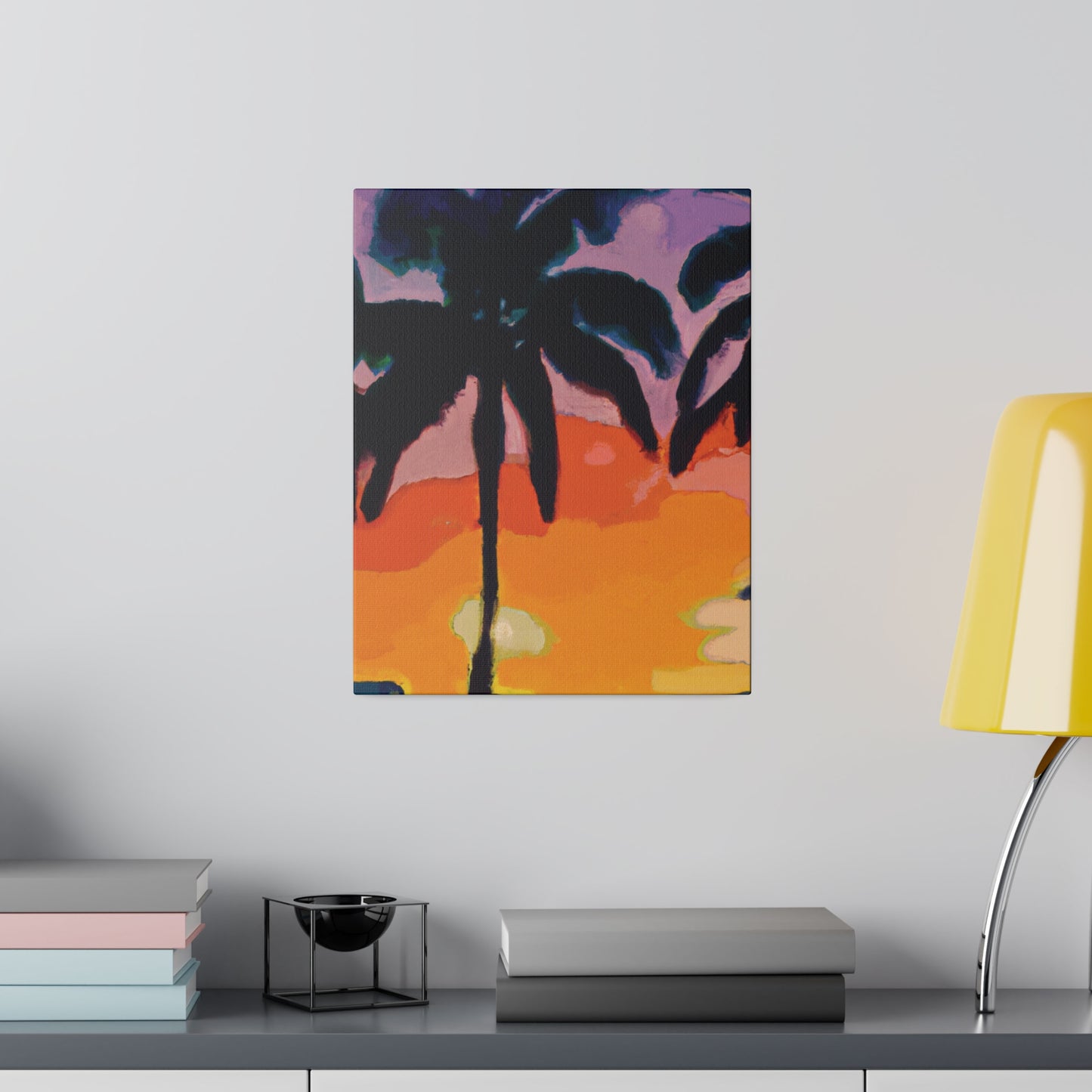 7875Z - Miami Beach Sunset Painting Print | Miami | Beach | Sunset | Poster | Home Decor | Wall Art | Canvas