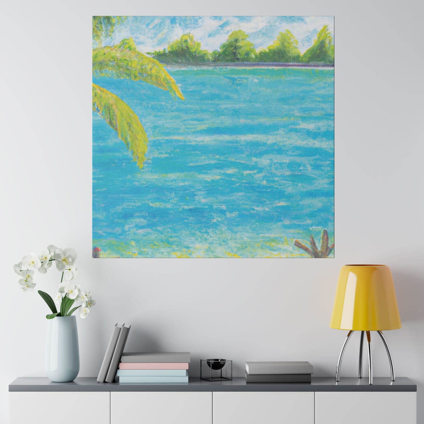 3007D - Bahamas Ocean Painting Print | Bahamas | Ocean | Beach | Poster | Home Decor | Wall Art | Canvas