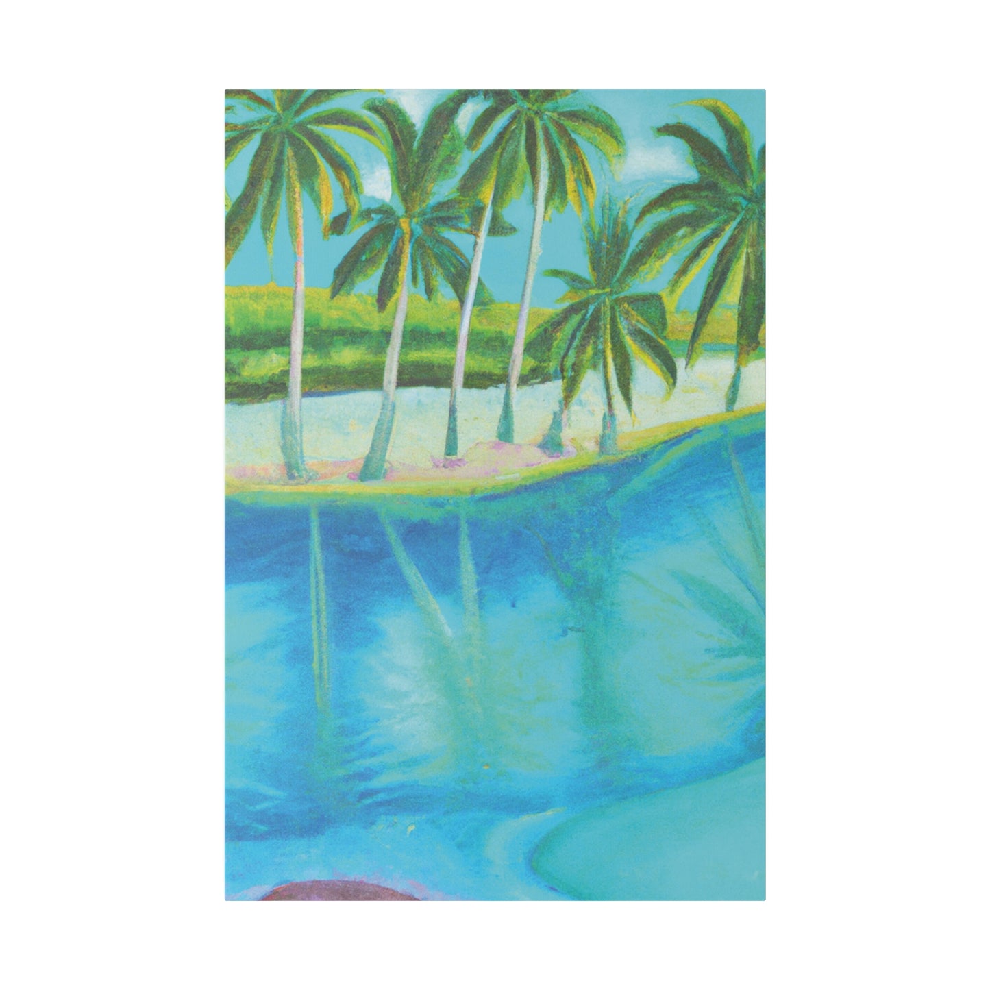 5436R - Bahamas Ocean Painting Print | Bahamas | Ocean | Beach | Poster | Home Decor | Wall Art | Canvas