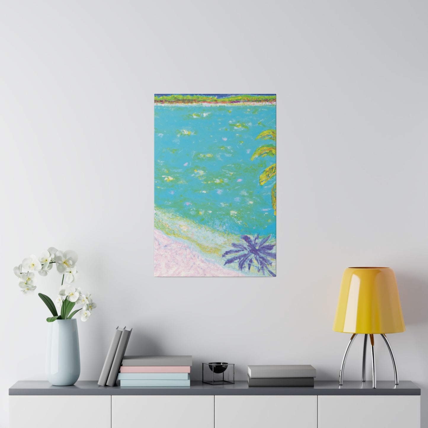 5254Q - Bahamas Ocean Painting Print | Bahamas | Ocean | Beach | Poster | Home Decor | Wall Art | Canvas