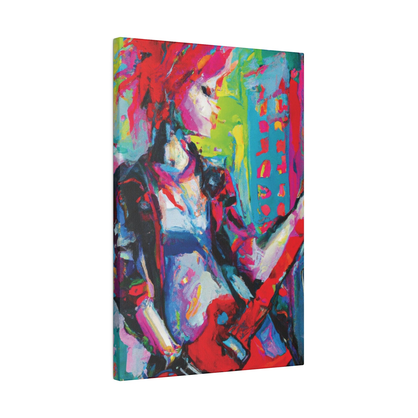 2177U - Rockstar Oil Painting Style Print | Poster | Home Decor | Wall Art | Music Art | Canvas