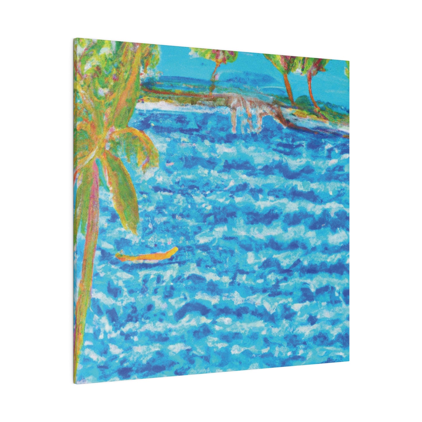 3687E - Bahamas Ocean Painting Print | Bahamas | Ocean | Beach | Poster | Home Decor | Wall Art | Canvas