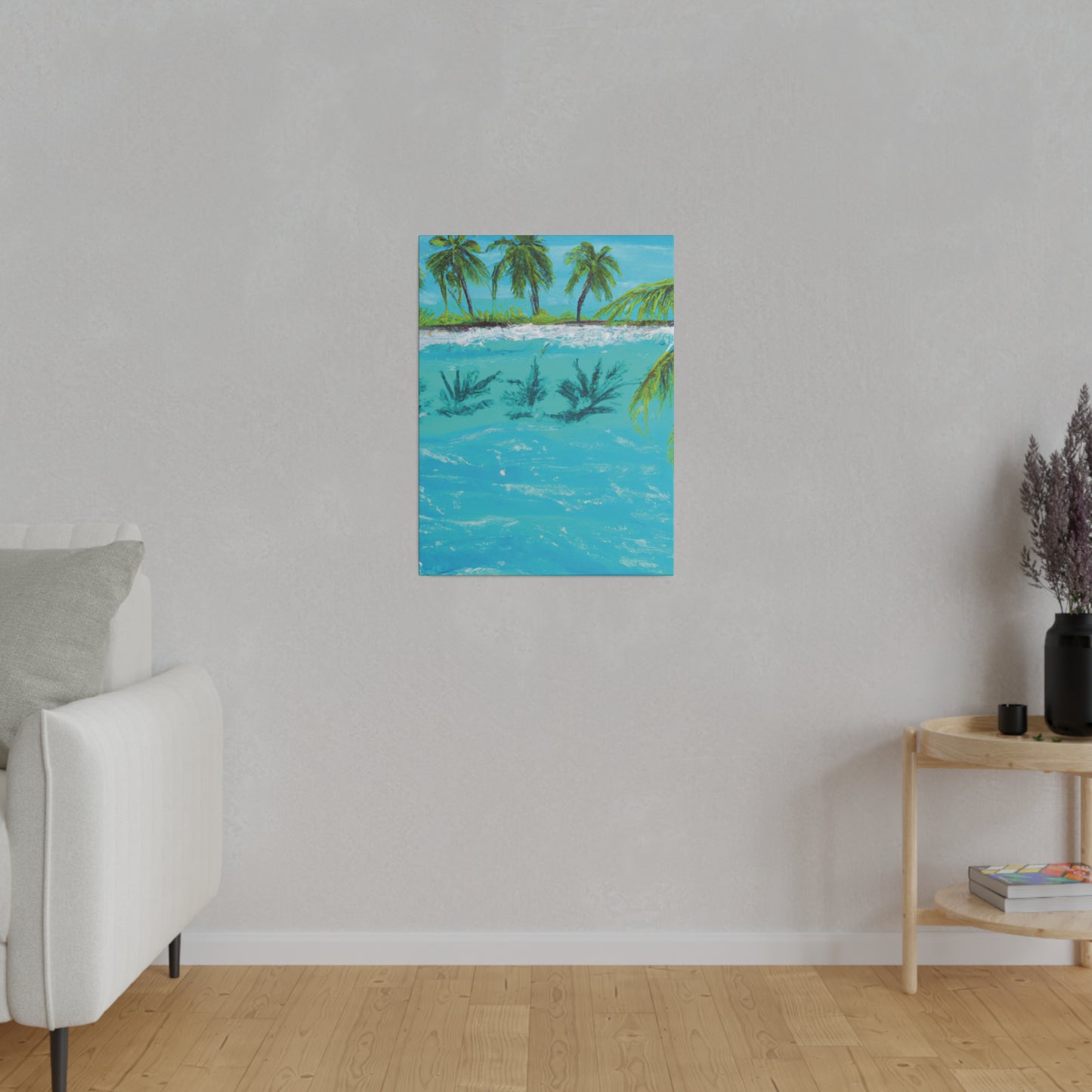 8321K - Bahamas Ocean Painting Print | Bahamas | Ocean | Beach | Poster | Home Decor | Wall Art | Canvas