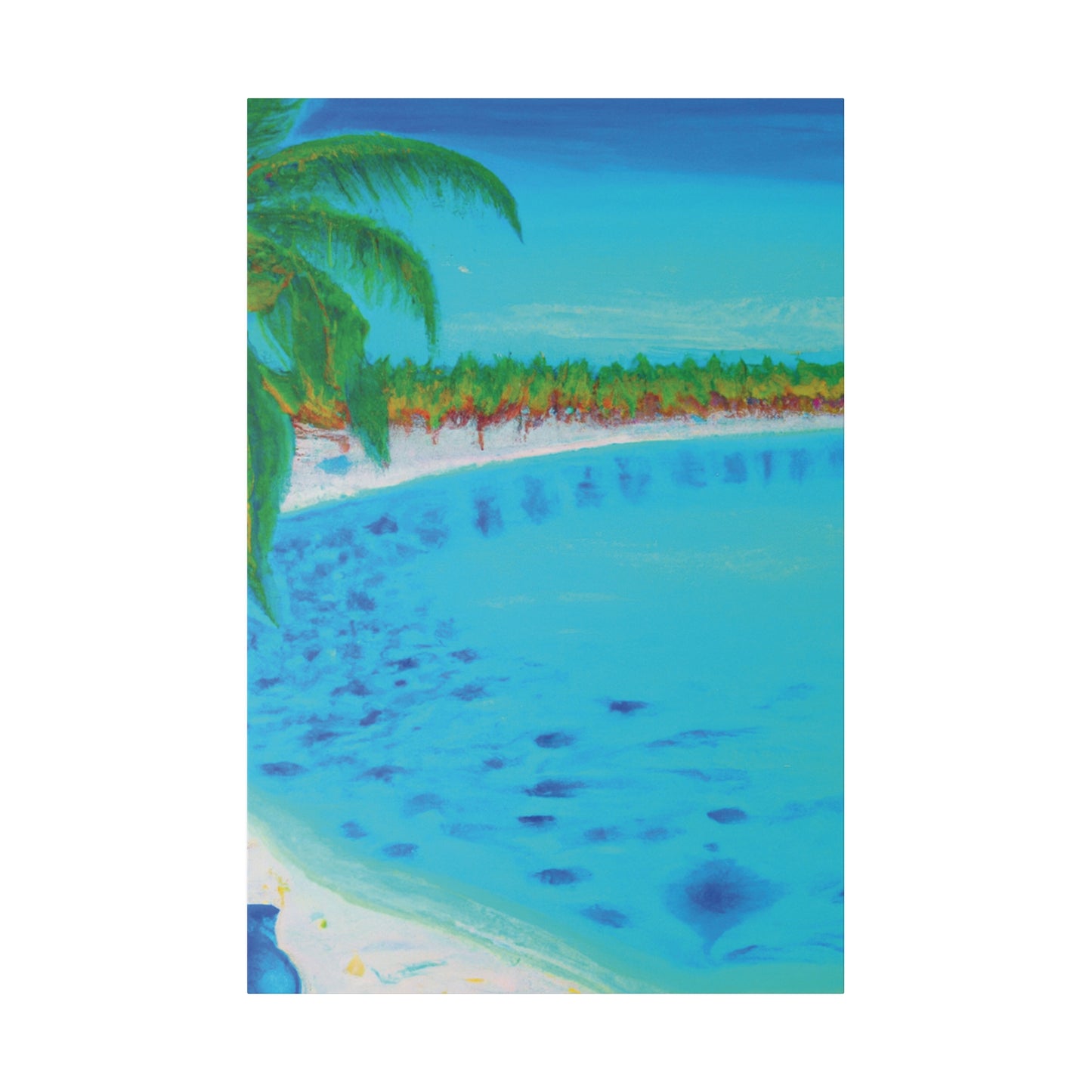 9677R - Bahamas Ocean Painting Print | Bahamas | Ocean | Beach | Poster | Home Decor | Wall Art | Canvas