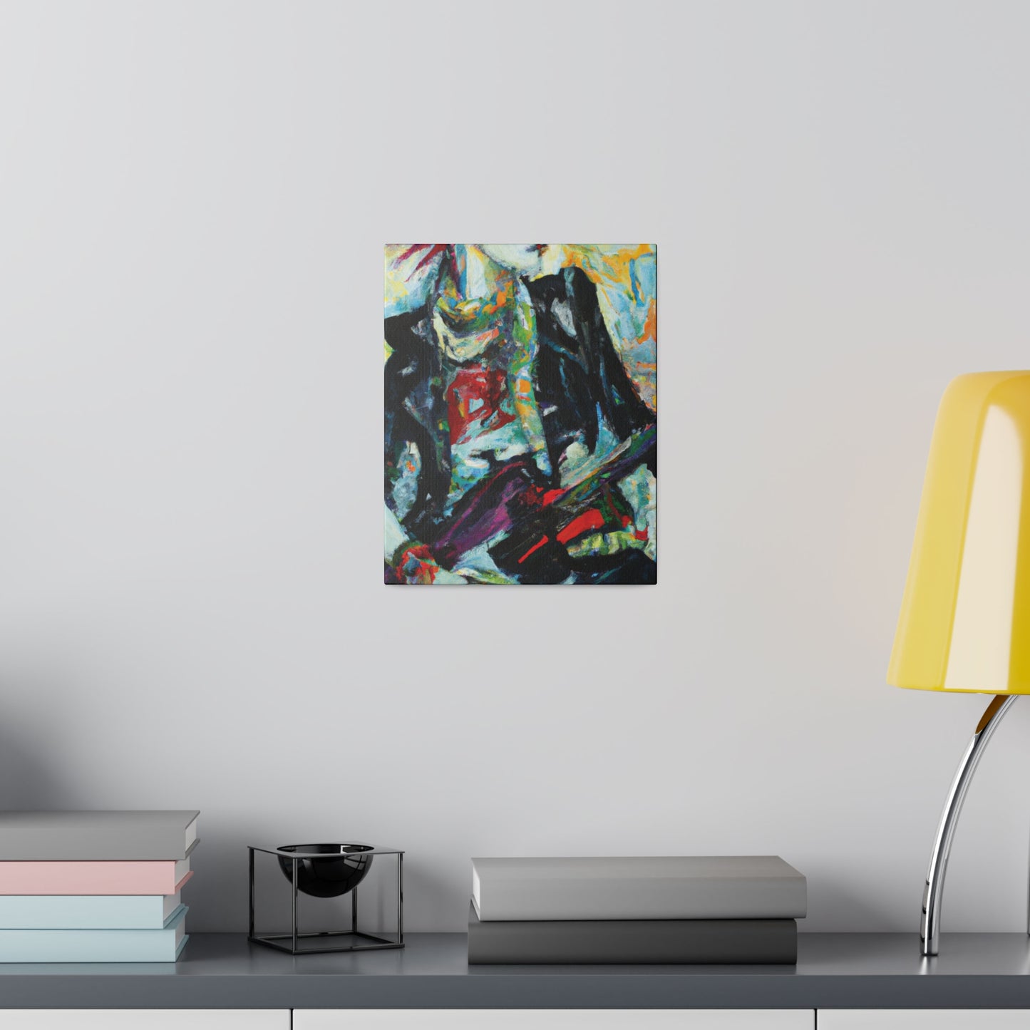 8915H - Rockstar Oil Painting Style Print | Poster | Home Decor | Wall Art | Music Art | Canvas