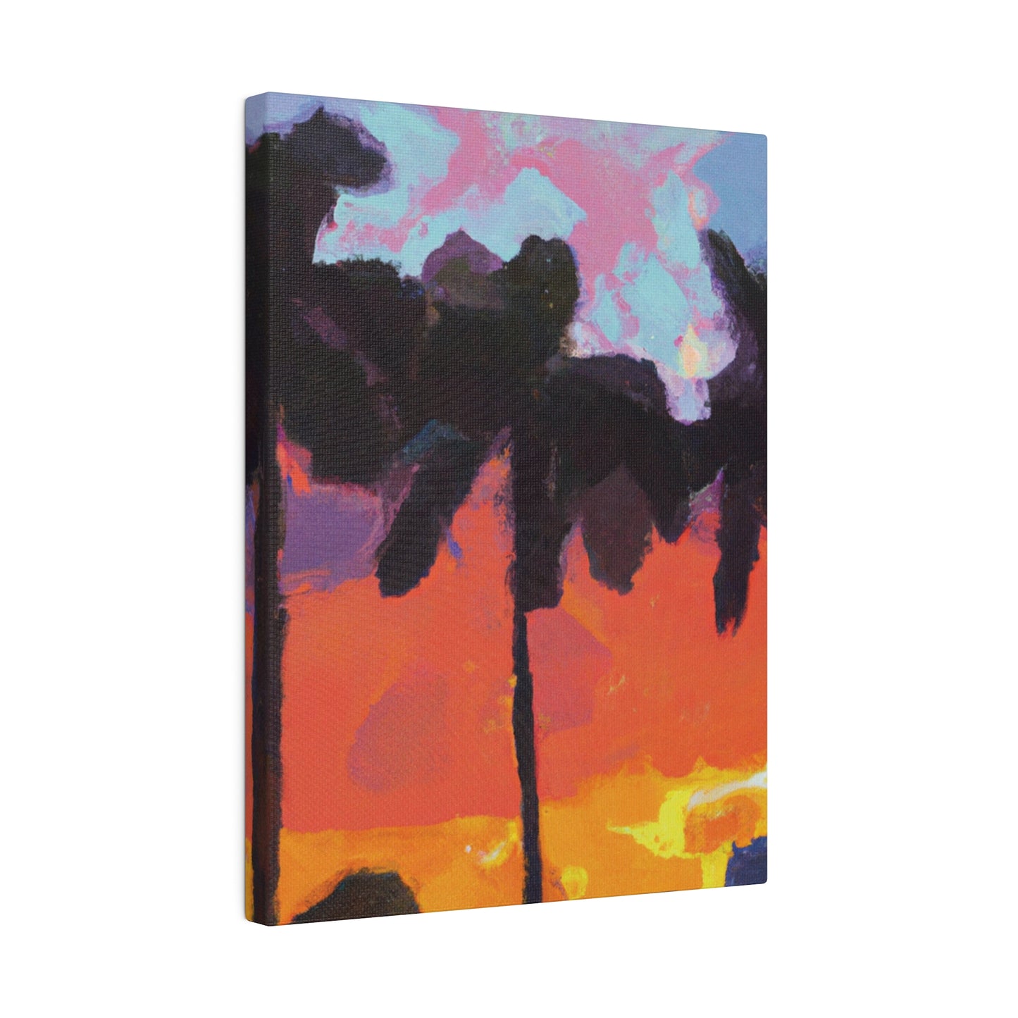 9276D - Miami Beach Sunset Painting Print | Miami | Beach | Sunset | Poster | Home Decor | Wall Art | Canvas