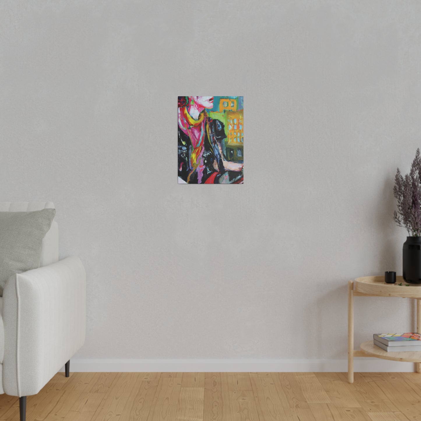 9896T - Rockstar Oil Painting Style Print | Poster | Home Decor | Wall Art | Music Art | Canvas