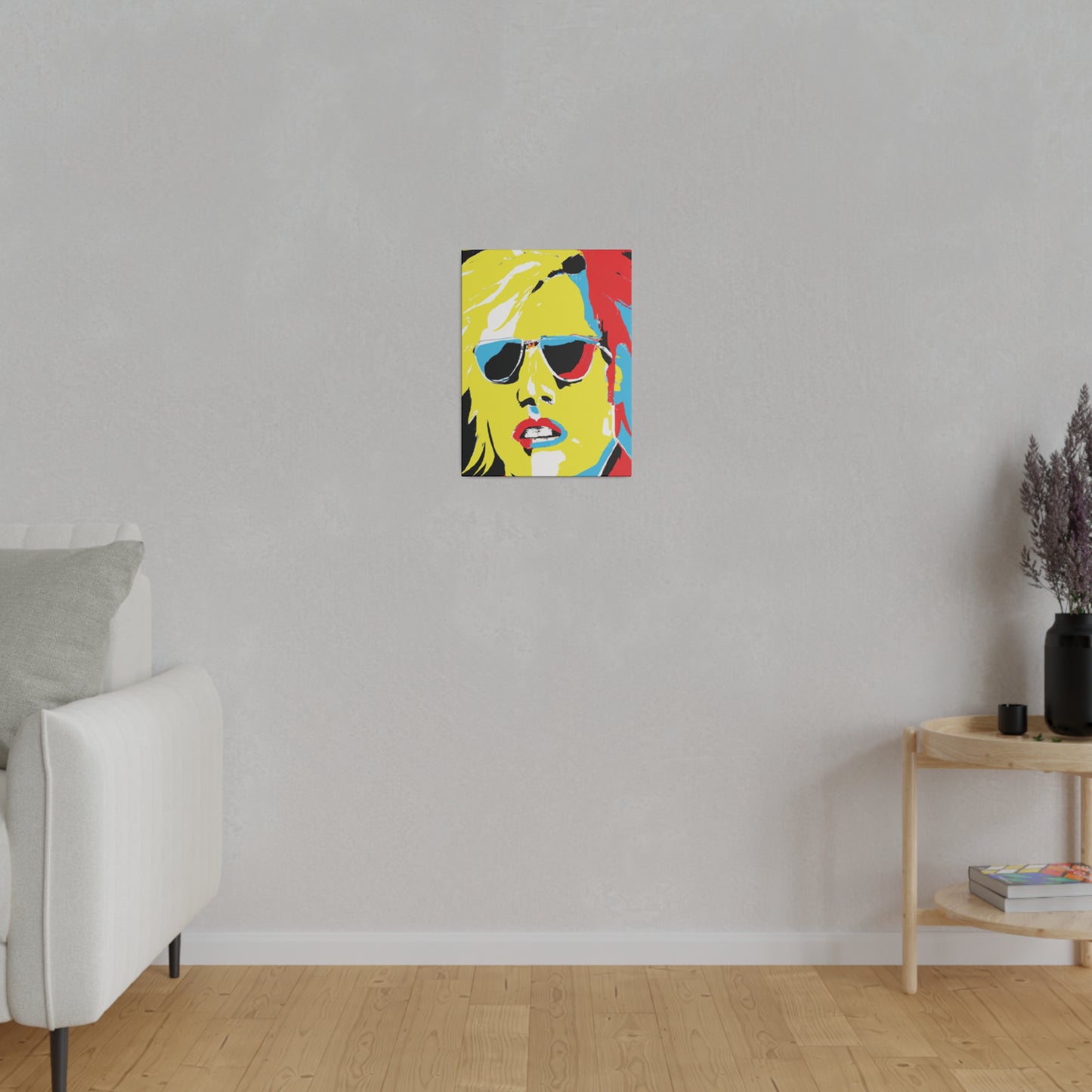 7436R - Rockstar Painting Print | Face | Abstract | Poster | Home Decor | Wall Art | Music Art | Canvas