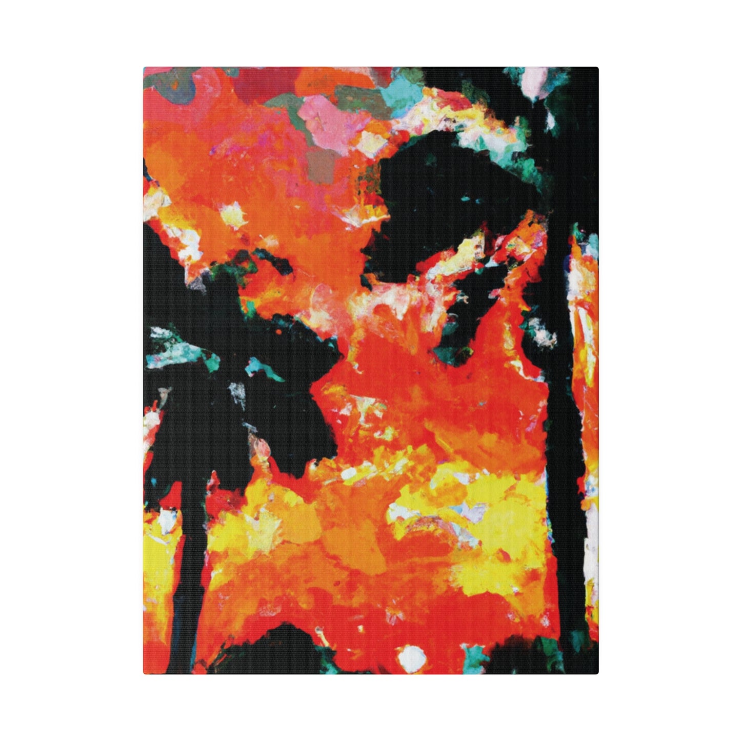 8653O - Miami Beach Sunset Painting Print | Miami | Beach | Sunset | Poster | Home Decor | Wall Art | Canvas