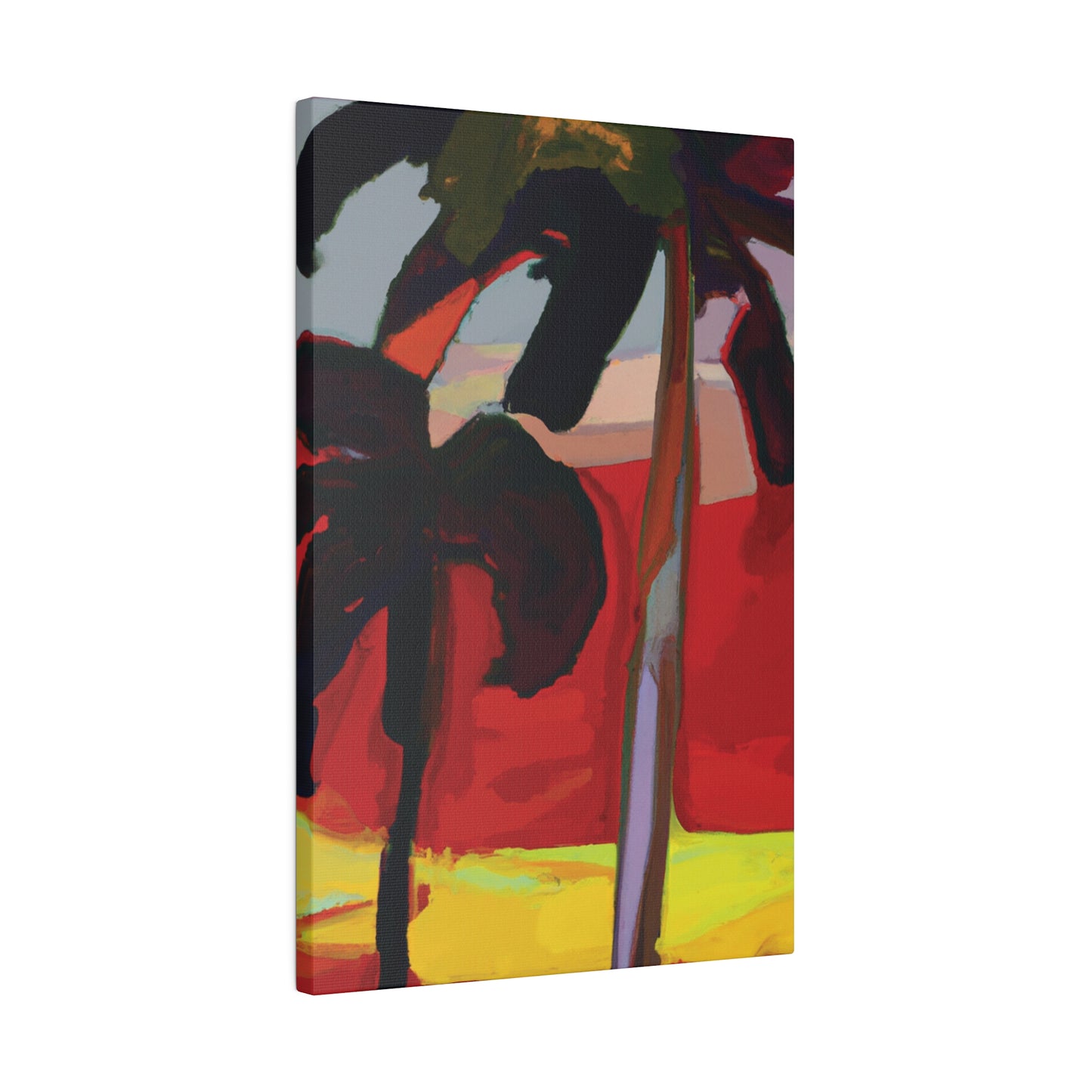 7849V - Miami Beach Sunset Painting Print | Miami | Beach | Sunset | Poster | Home Decor | Wall Art | Canvas