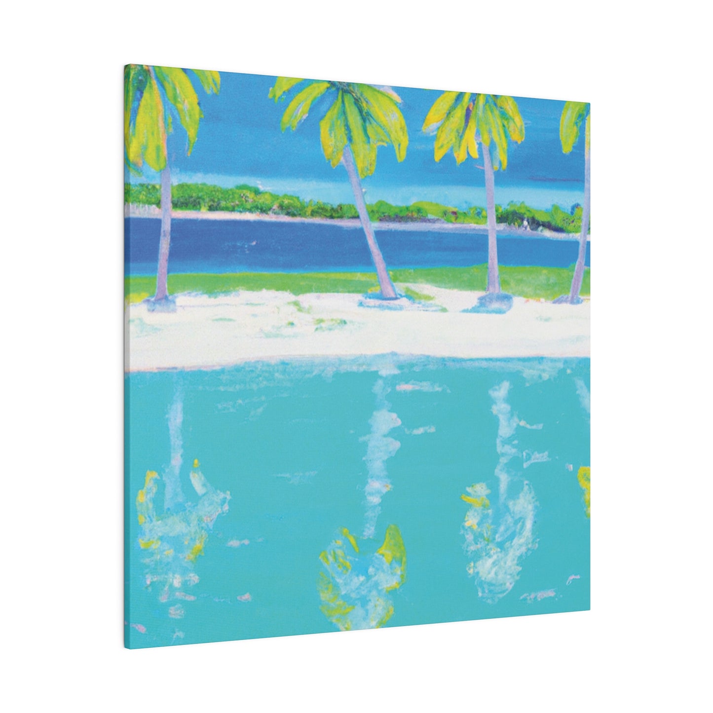 2196Z - Bahamas Ocean Painting Print | Bahamas | Ocean | Beach | Poster | Home Decor | Wall Art | Canvas