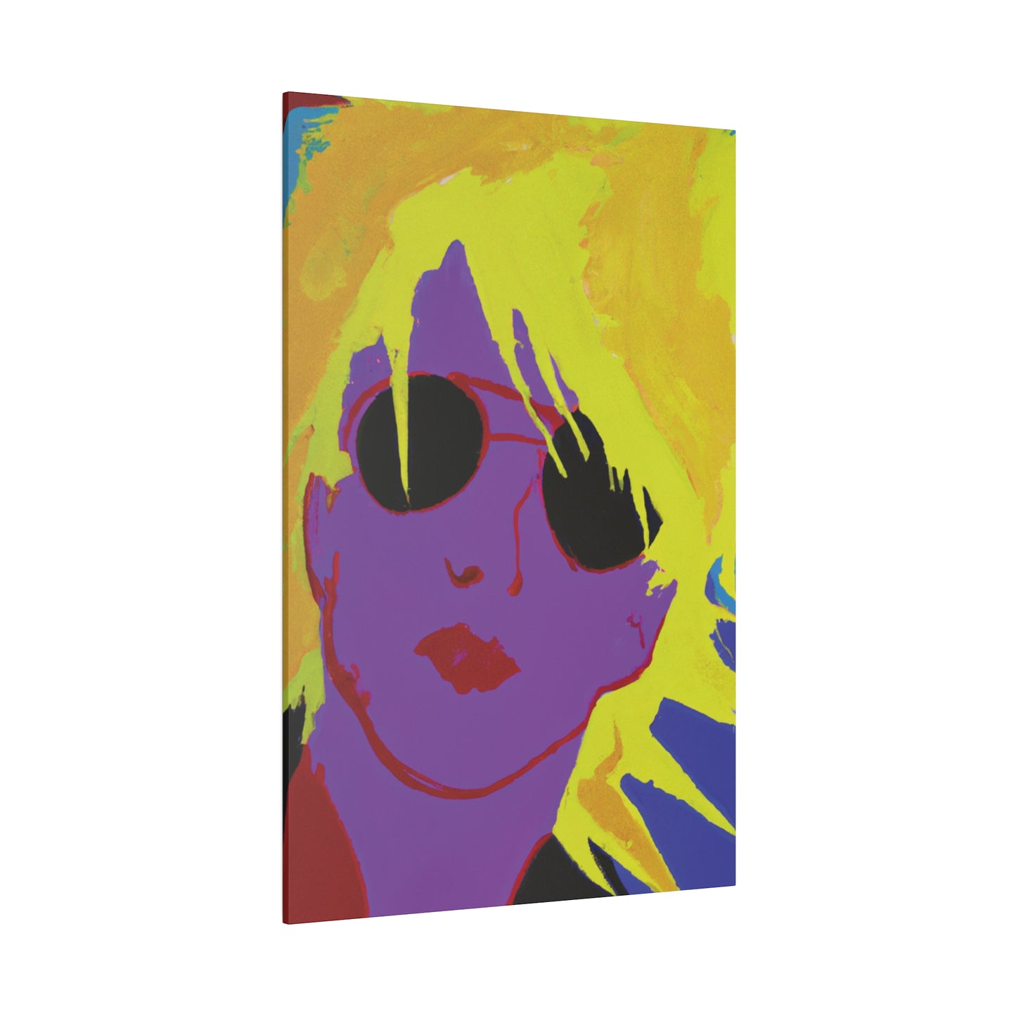3022A - Rockstar Painting Print | Face | Abstract | Poster | Home Decor | Wall Art | Music Art | Canvas
