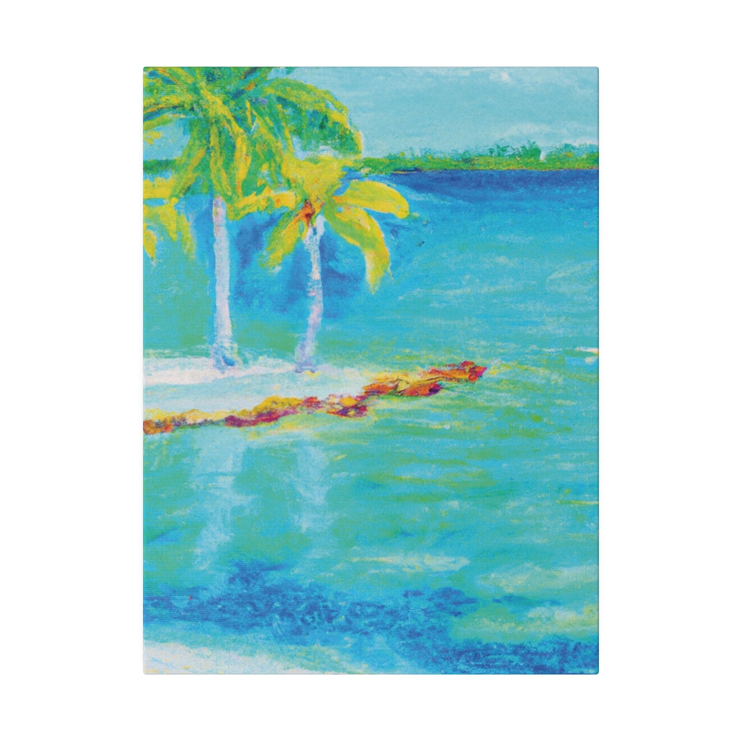 4444R - Bahamas Ocean Painting Print | Bahamas | Ocean | Beach | Poster | Home Decor | Wall Art | Canvas