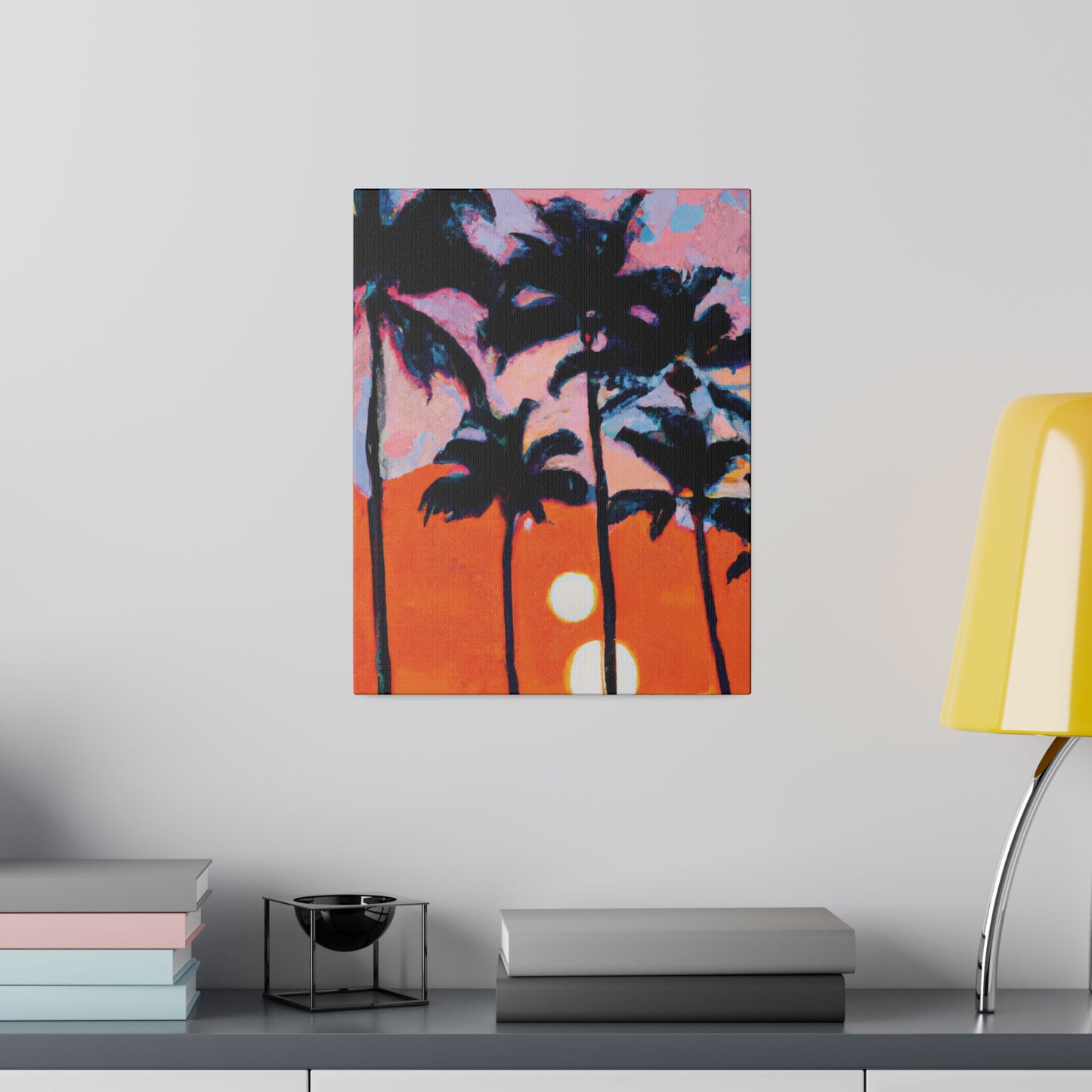 5347Z - Miami Beach Sunset Painting Print | Miami | Beach | Sunset | Poster | Home Decor | Wall Art | Canvas