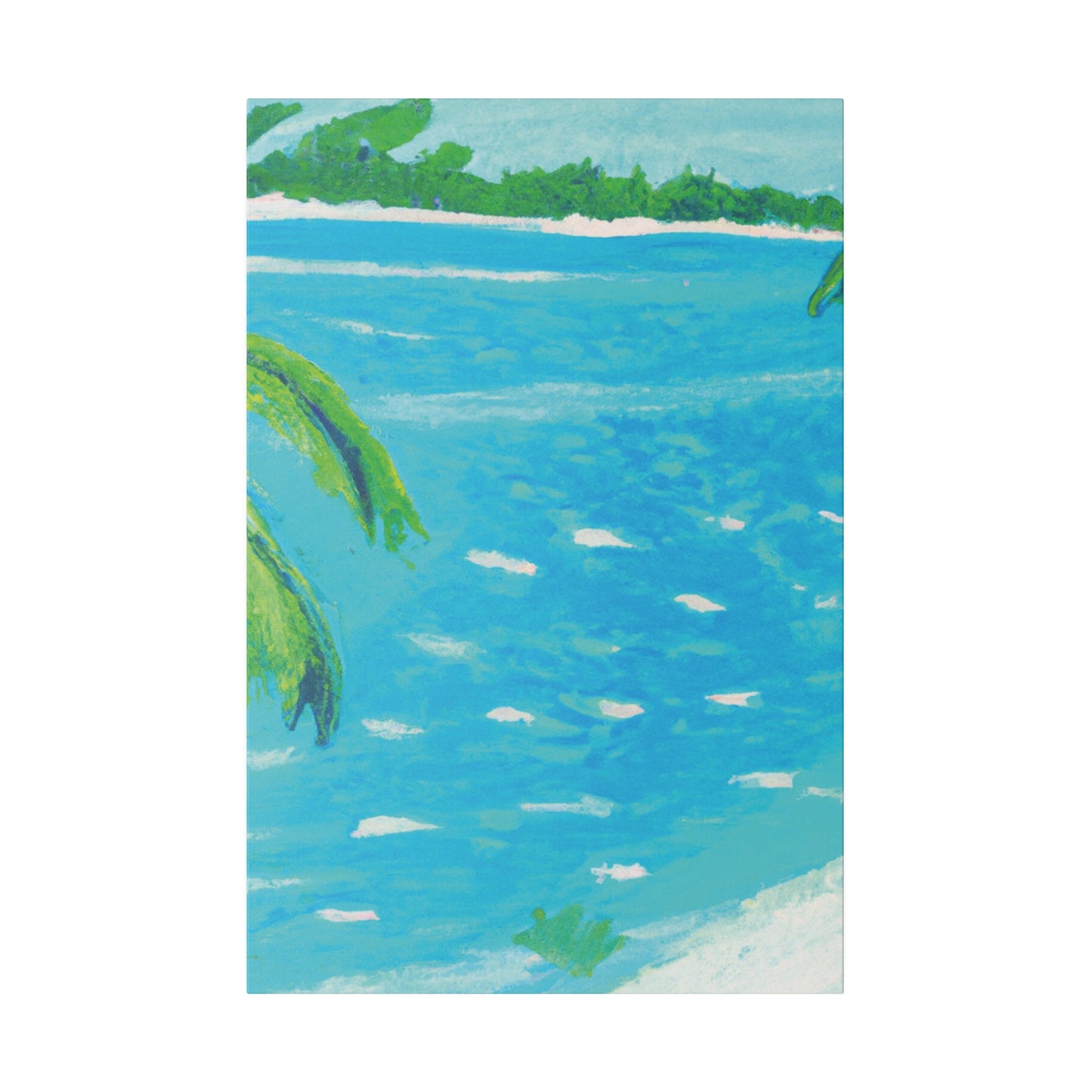 5684E - Bahamas Ocean Painting Print | Bahamas | Ocean | Beach | Poster | Home Decor | Wall Art | Canvas