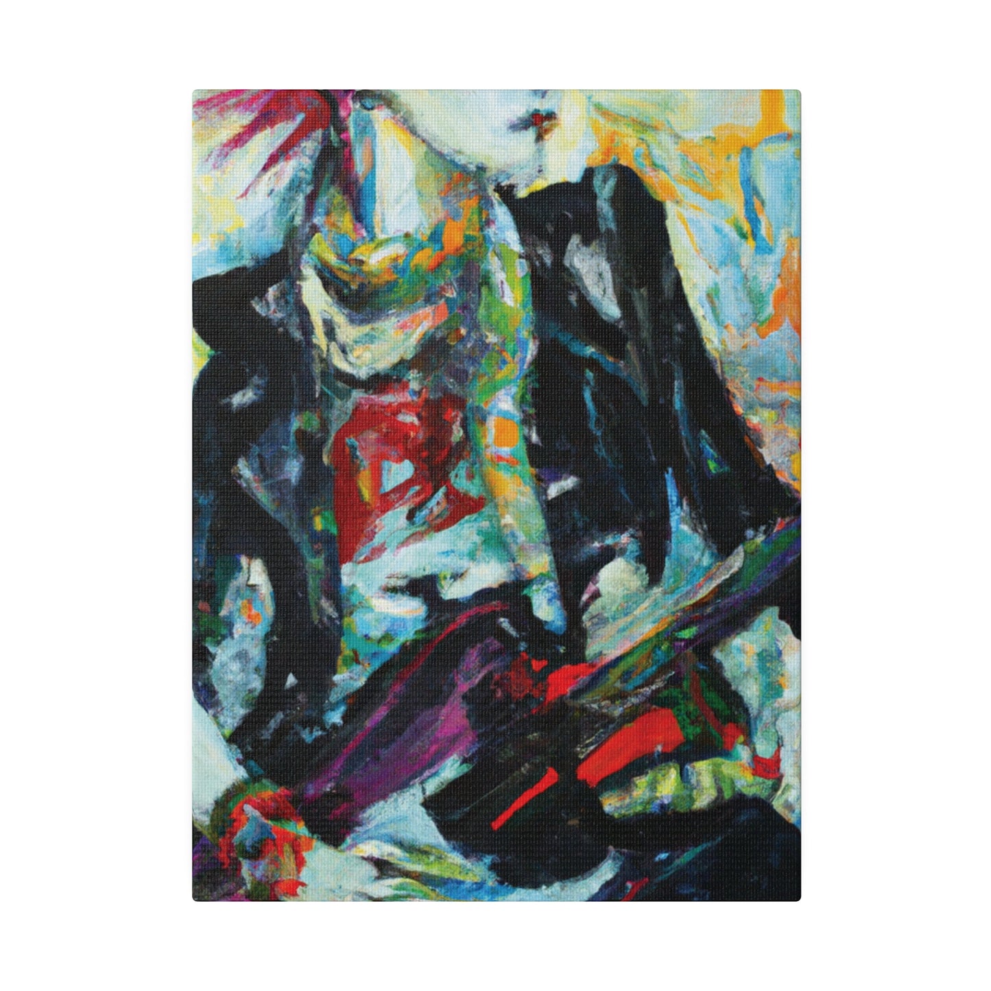 8915H - Rockstar Oil Painting Style Print | Poster | Home Decor | Wall Art | Music Art | Canvas